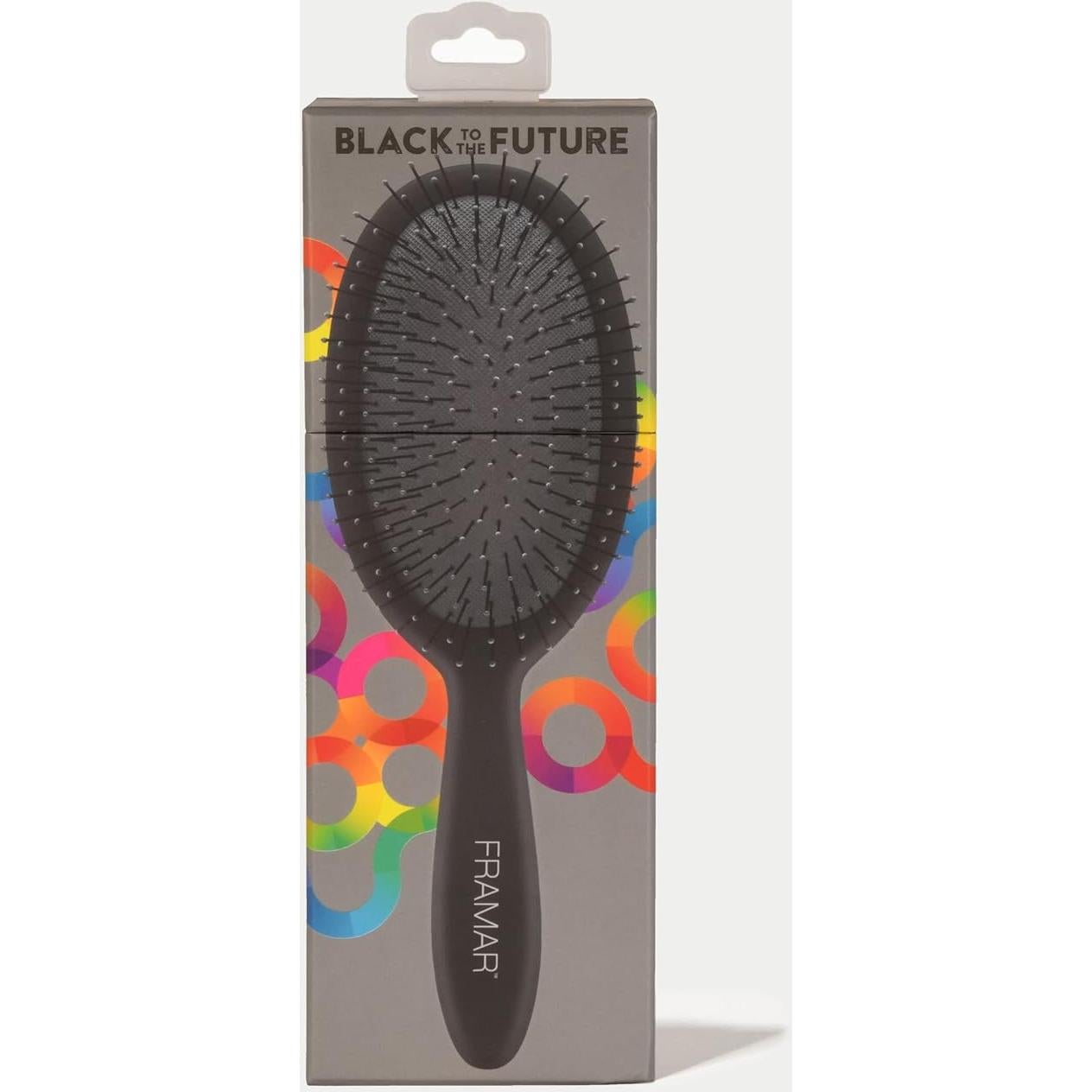 Cepillo Desenredante Framar para Cabello Rizado - Negro