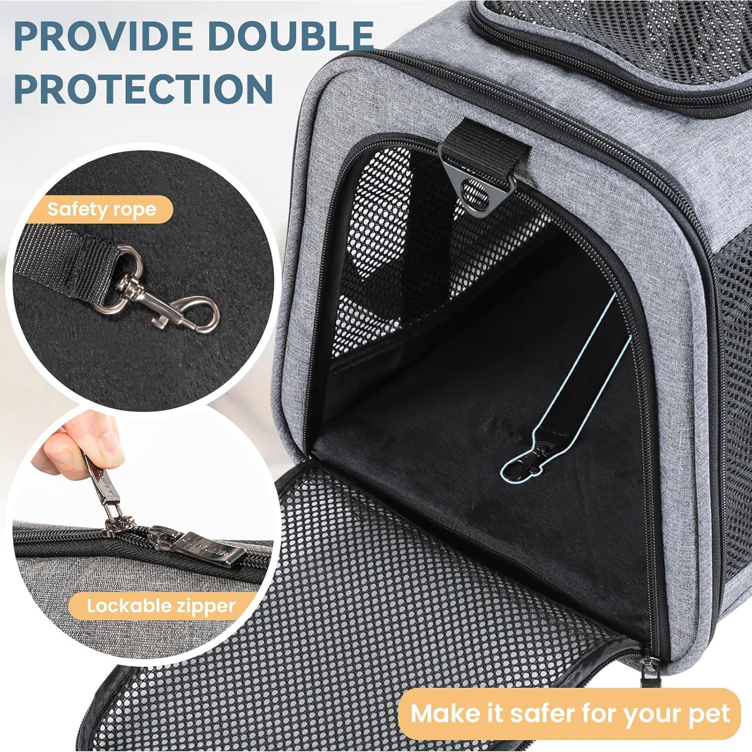 Transportadora Petsfit para gatos y perros pequeños 30x48cm