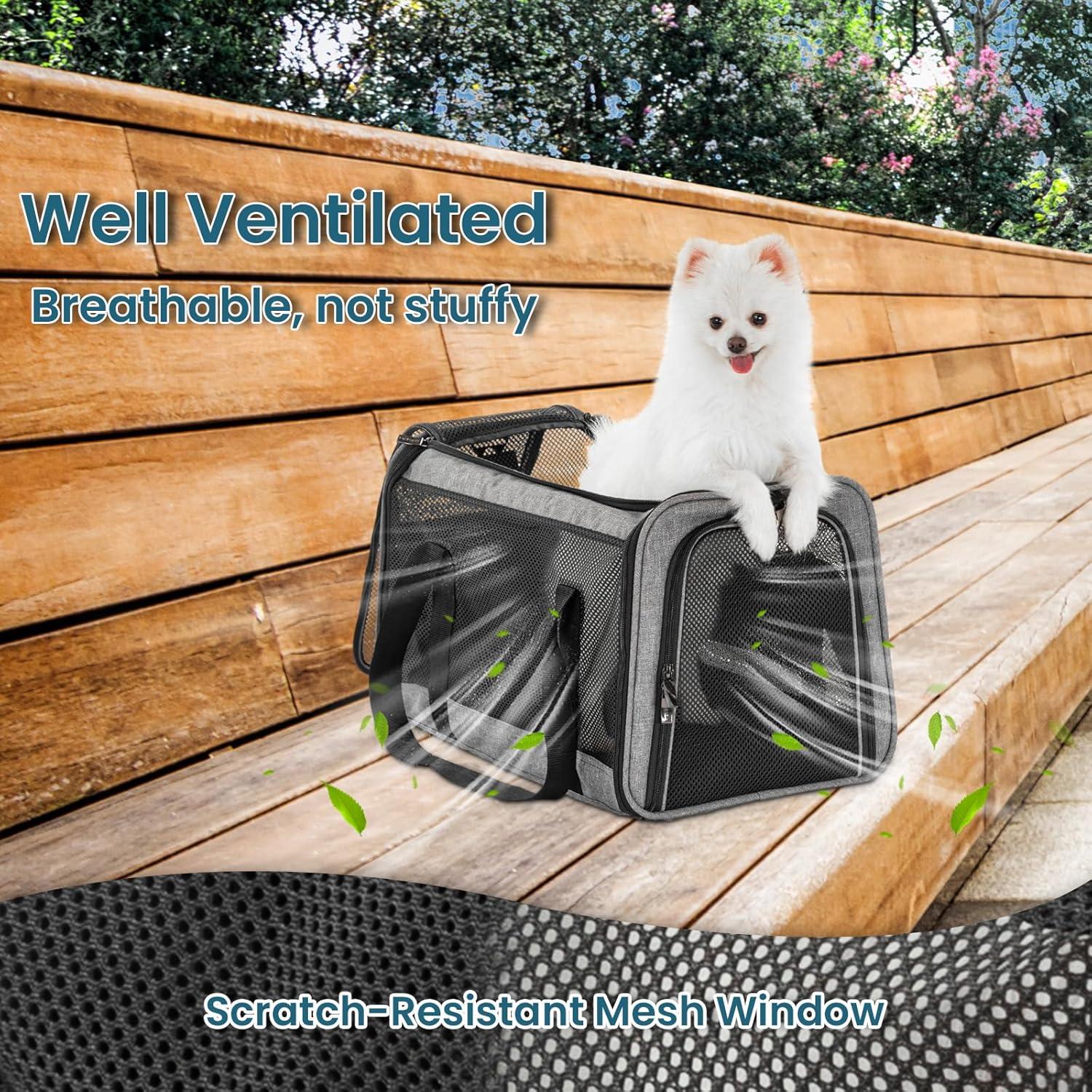 Transportadora Petsfit para gatos y perros pequeños 30x48cm