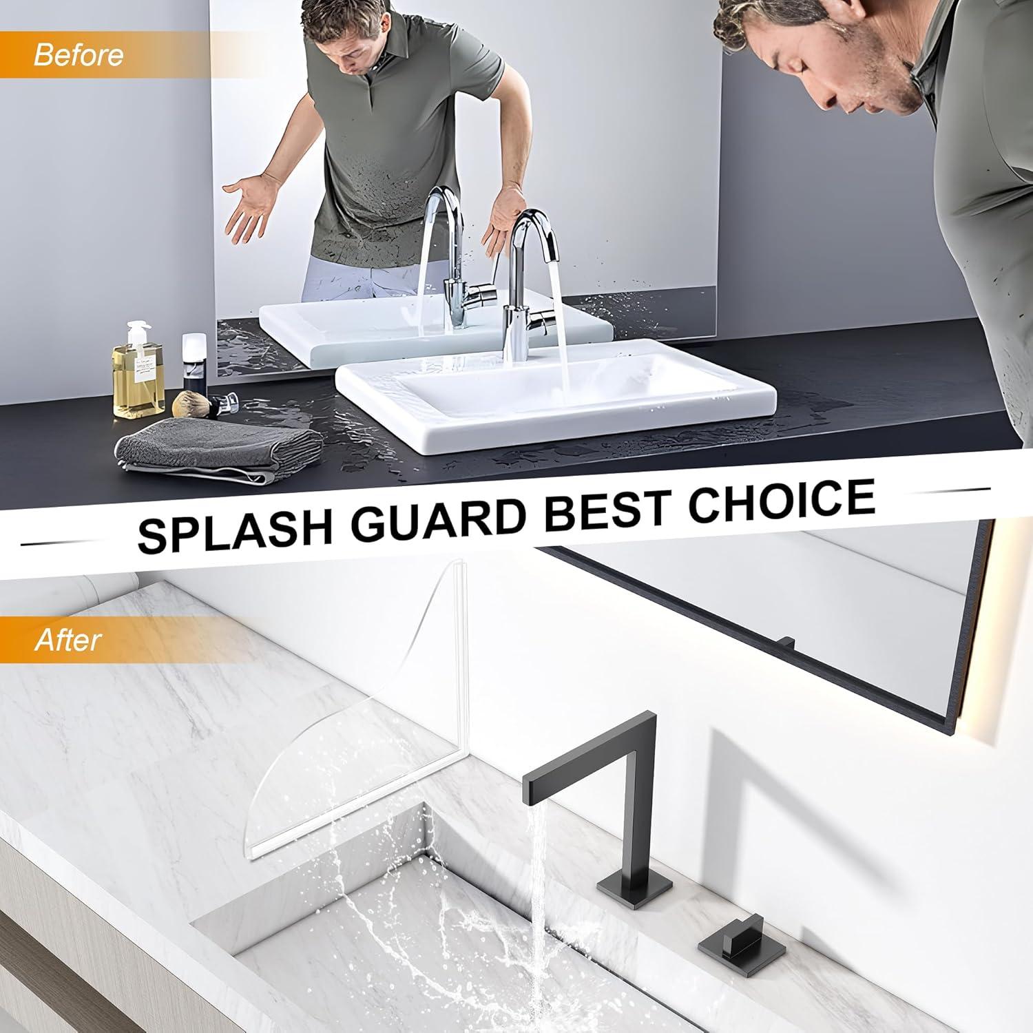 Guardia de Salpicaduras de Silicona UIOCSSC - Paquete de 2