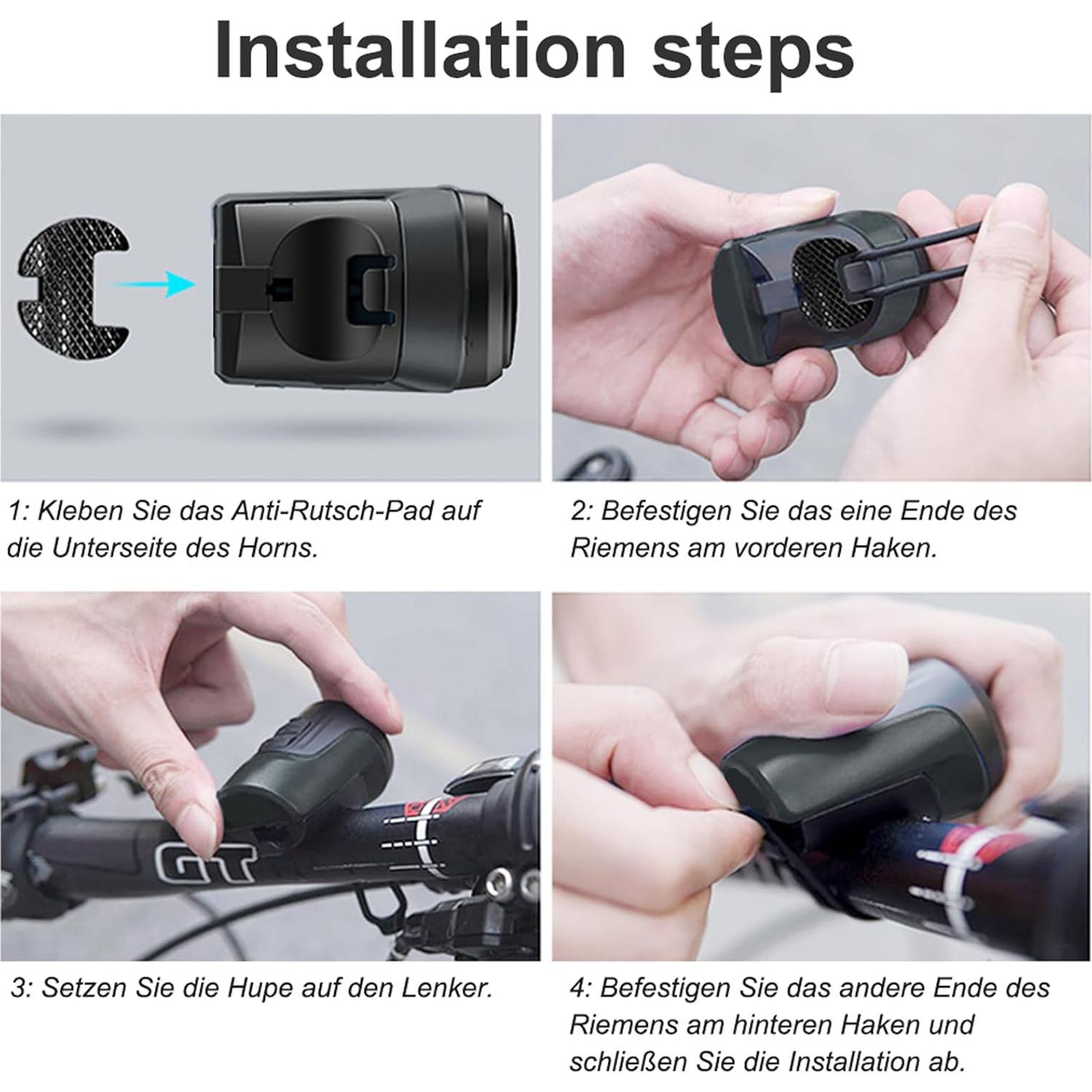 Timbre Eléctrico para Bicicleta Kimairy 125dB Impermeable