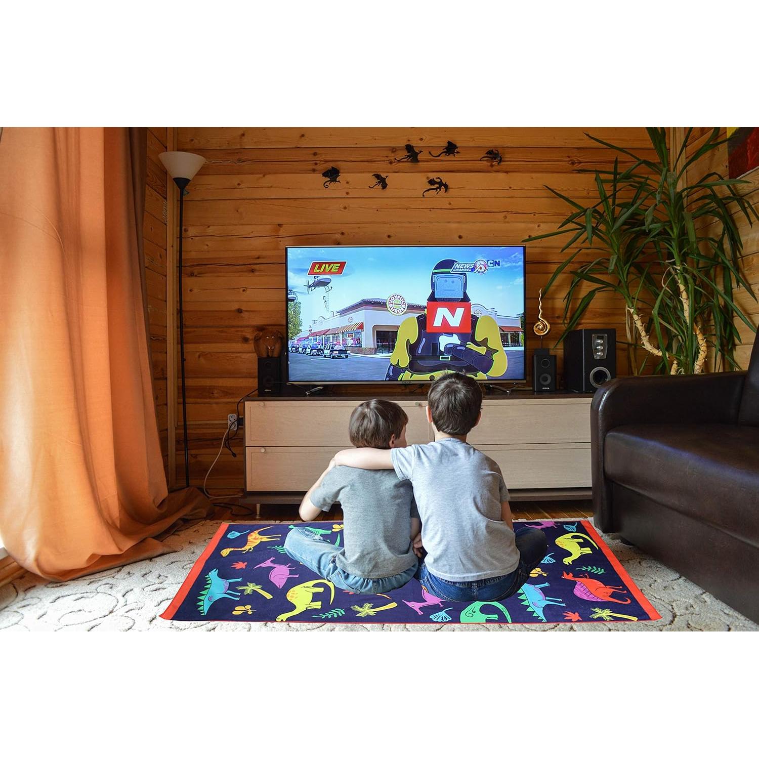 Toalla de Playa Microfibra Dinosaurio Dashn 76x152cm Ligera