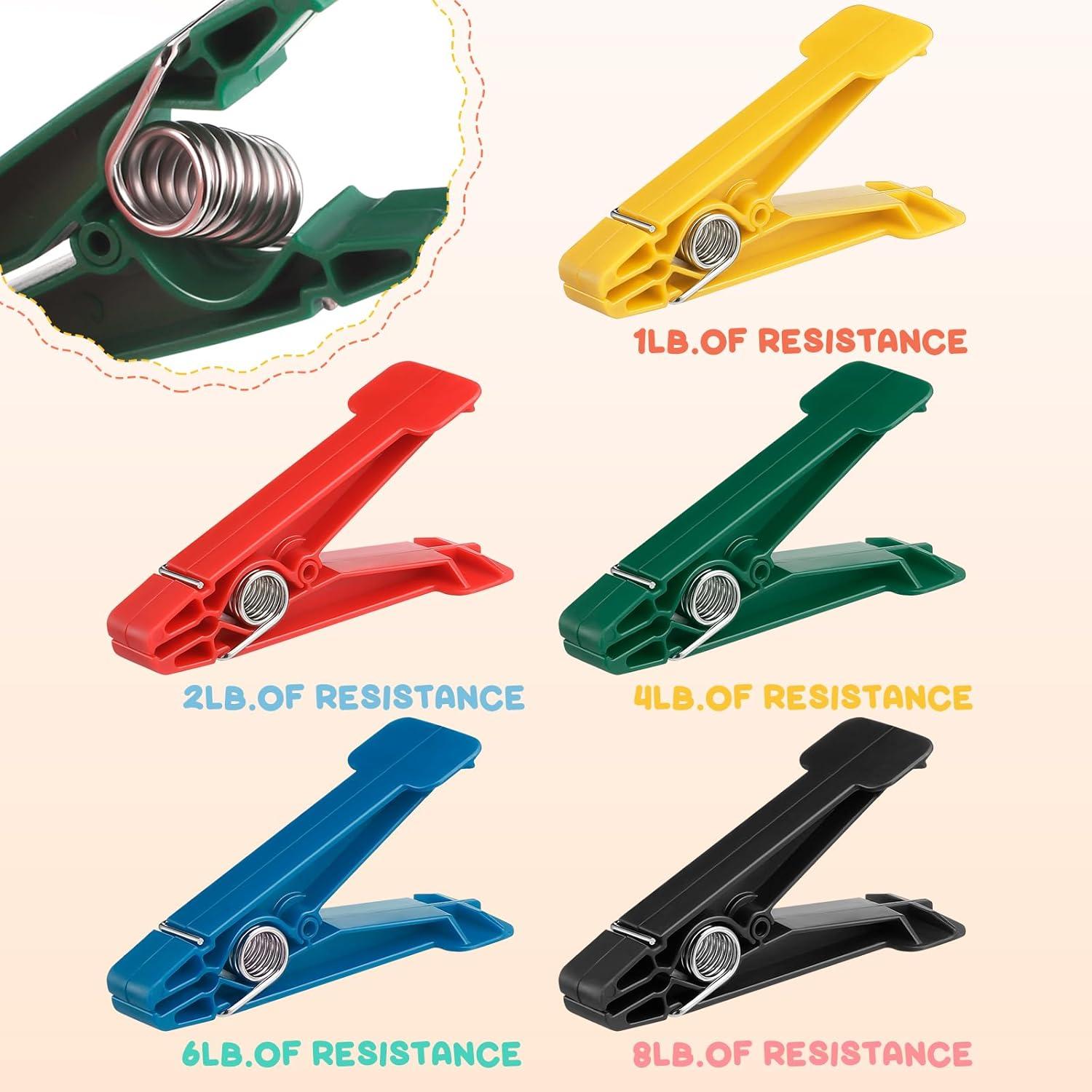 Ejercitador de Dedos LEIFIDE - 5 Piezas con Resistencias Variadas