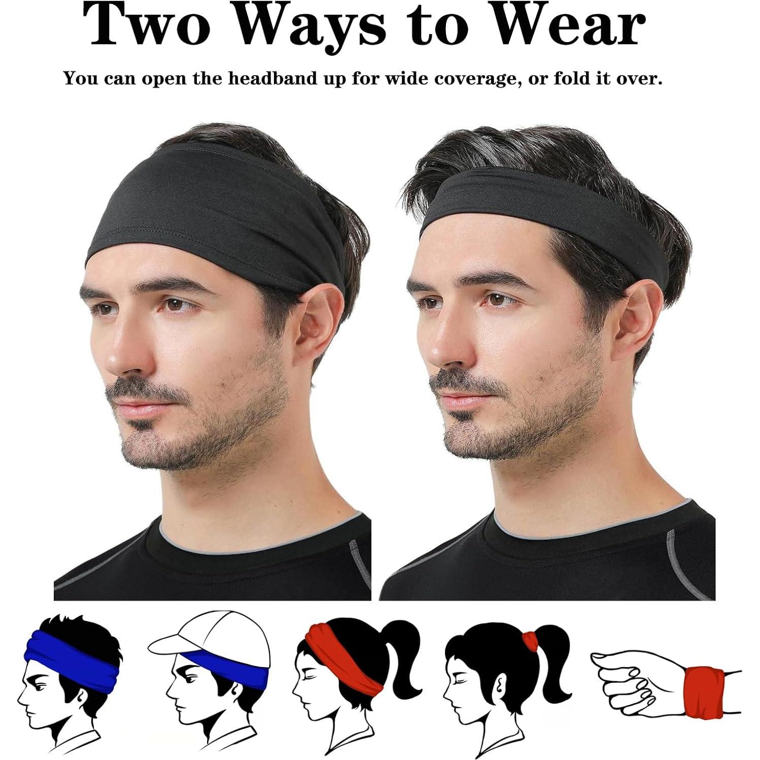 Banda para Correr DEMIL Unisex, Absorbente y Elástica, 11.5 cm