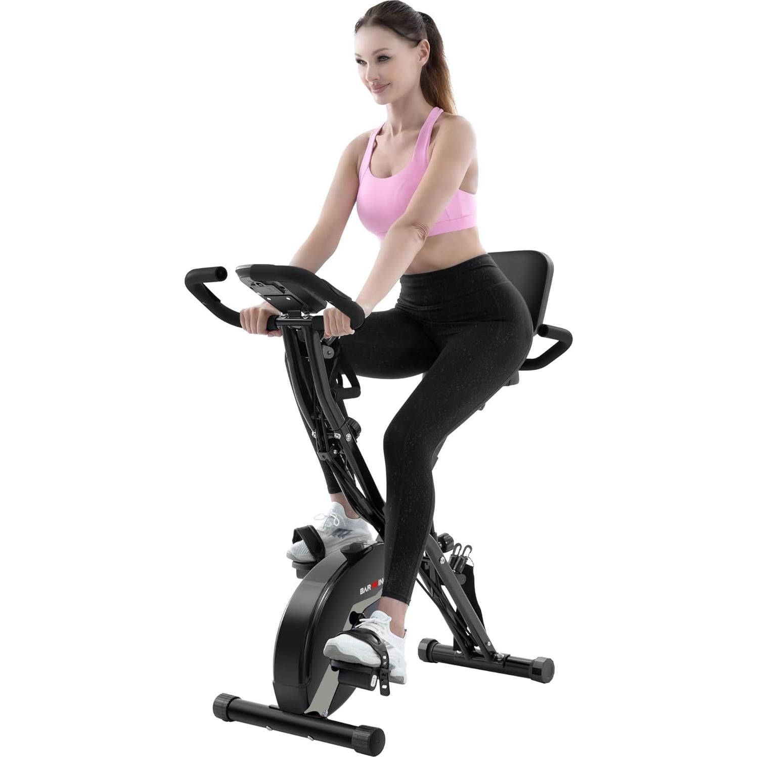 Bicicleta Estacionaria Plegable BARWING 5 en 1 Resistencia 16 Niveles