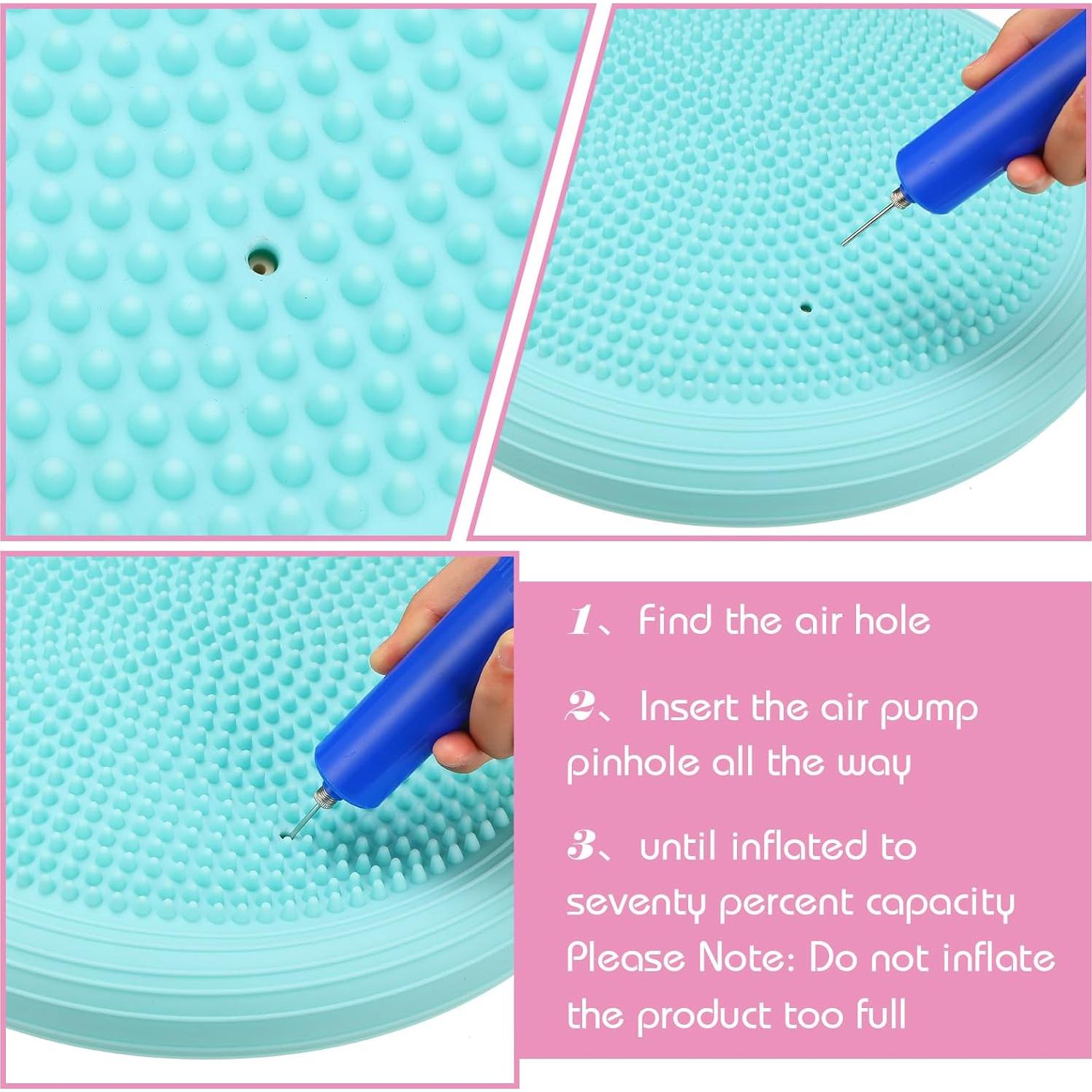 Cojines de Equilibrio Libima 8 Pcs con Bomba - 33 cm