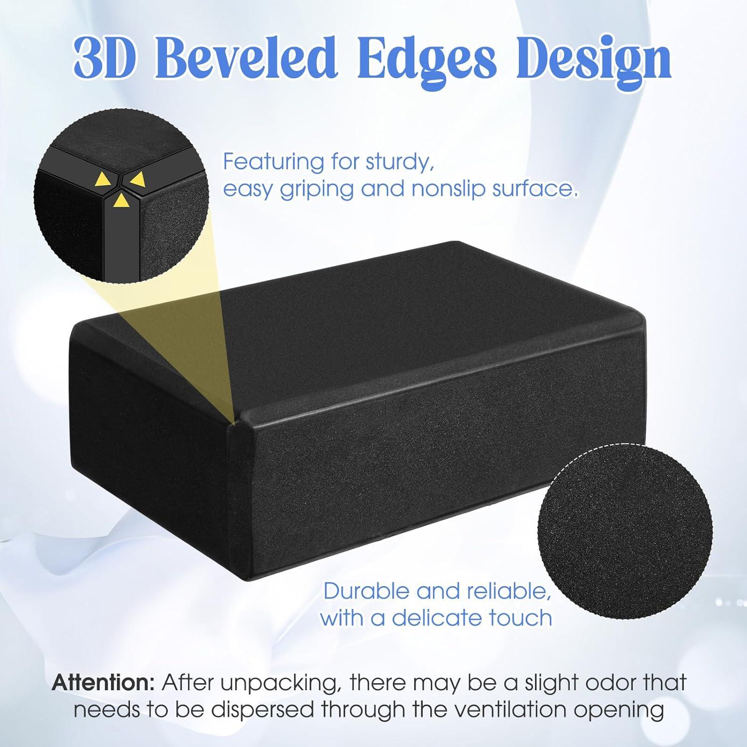 Juego de 5 Accesorios de Yoga RoundFunny - Bloques, Almohadillas y Correa