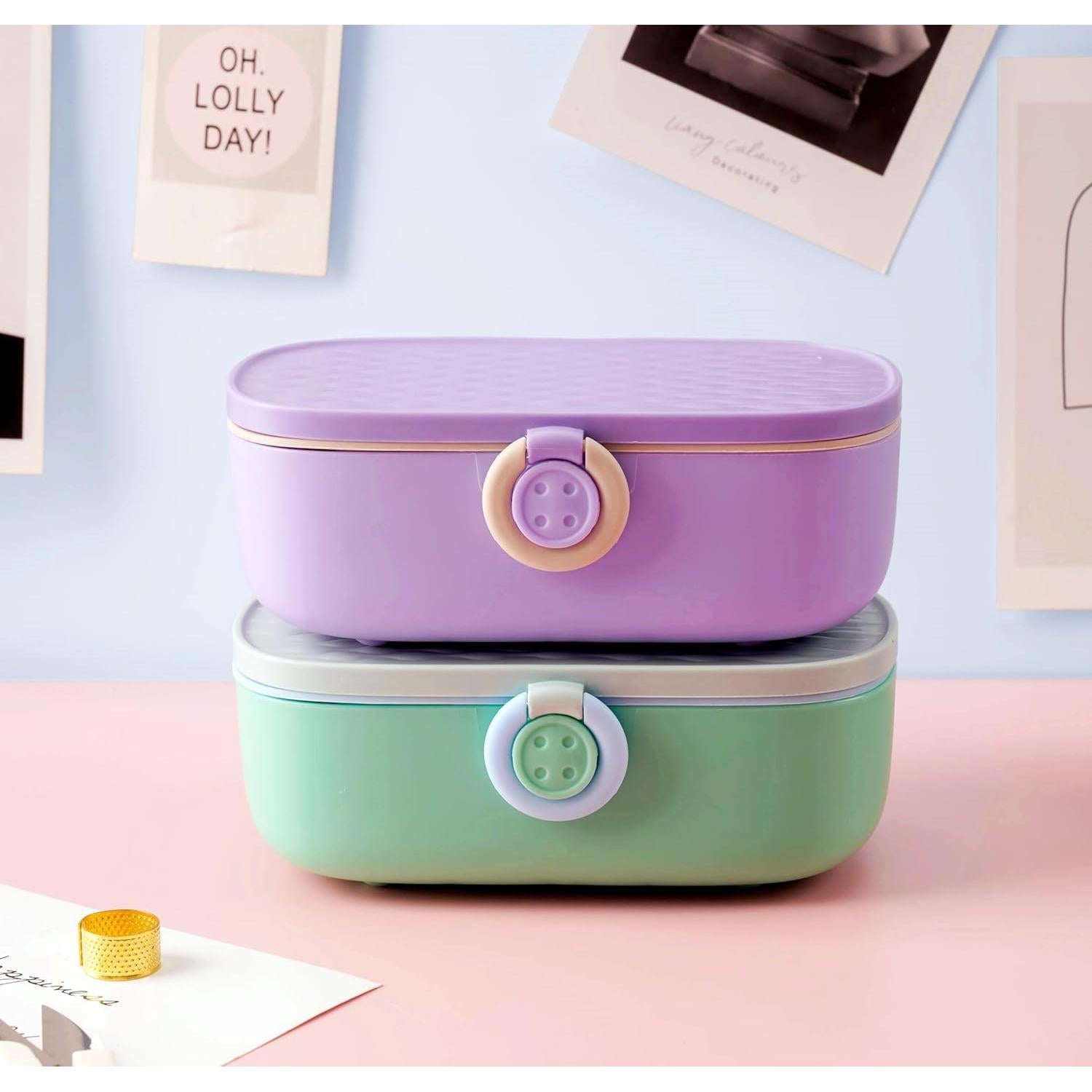 Kit de Costura FKOG Verde Cian 135 Piezas para Viaje