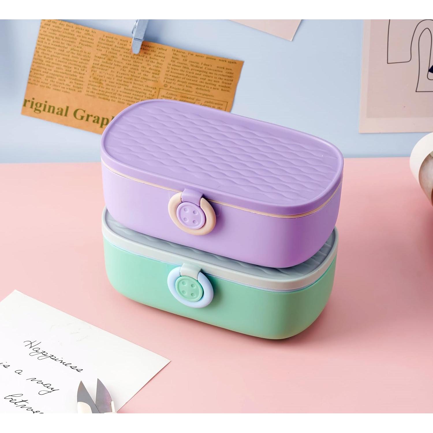 Kit de Costura FKOG Verde Cian 135 Piezas para Viaje