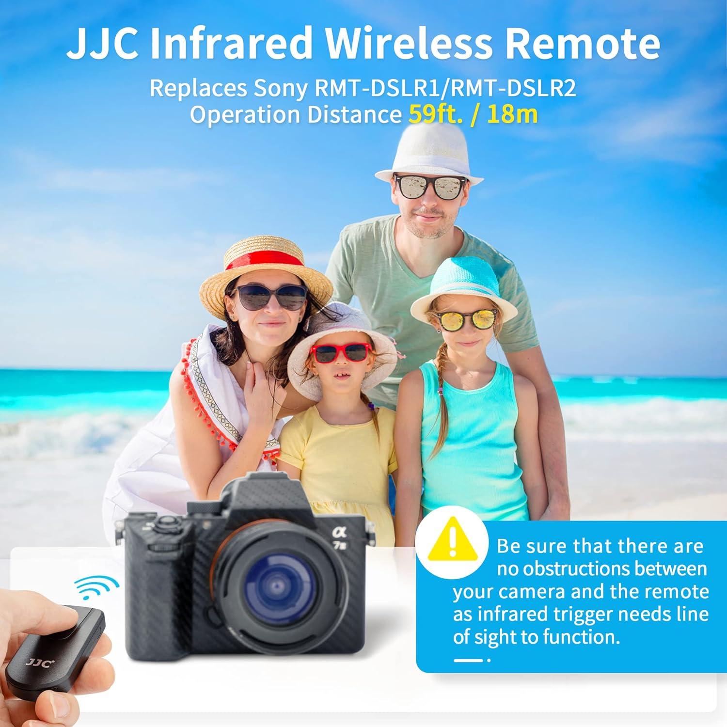 Control Remoto Infrarrojo Inalámbrico JJC para Cámaras Sony