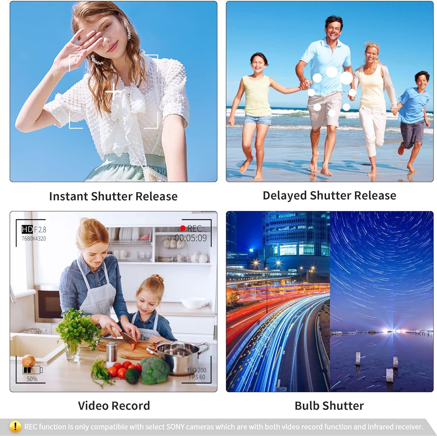 Control Remoto Infrarrojo Inalámbrico JJC para Cámaras Sony