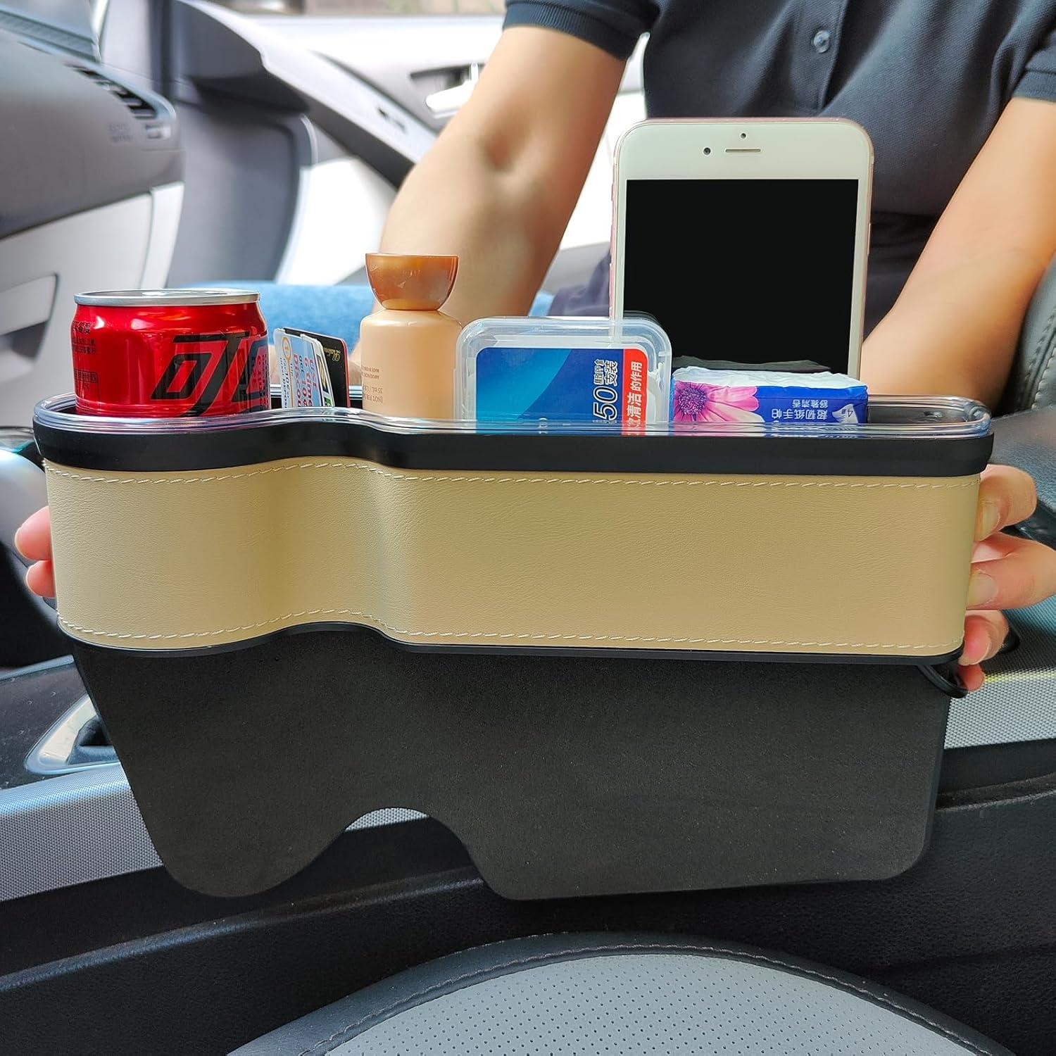 Relleno Organizador de Espacio entre Asientos Keketuohai Beige con Luz LED