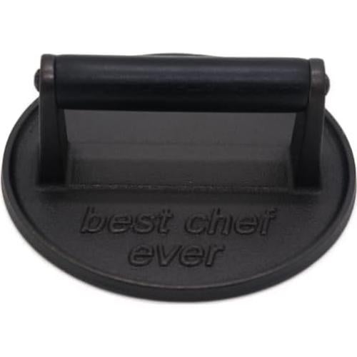 Prensa de Hierro Fundido JNXHON 16.3 cm con Mango de Madera