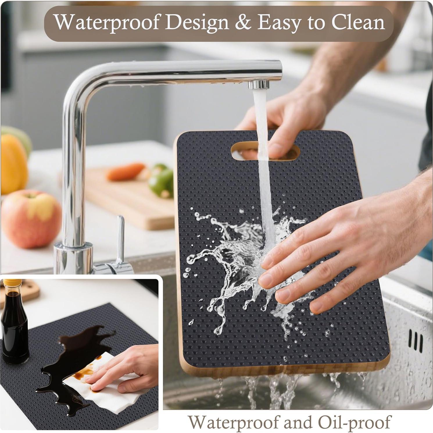 Forro de Estante Antideslizante GMJYAN 25x610 cm Negro