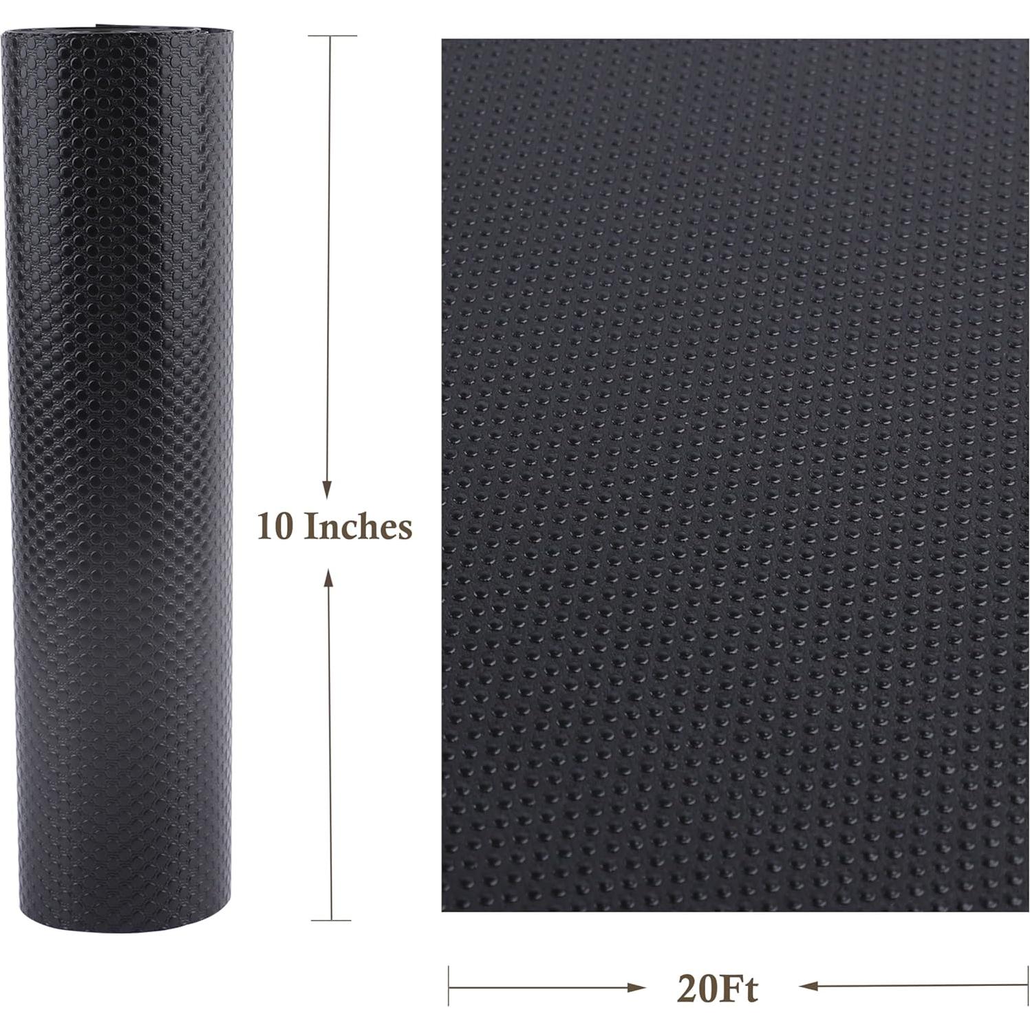 Forro de Estante Antideslizante GMJYAN 25x610 cm Negro