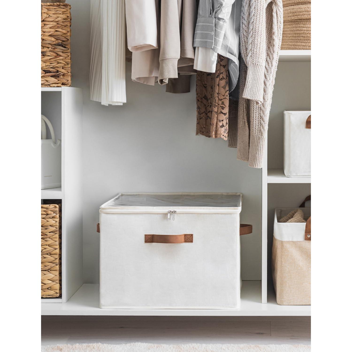 Organizador de Zapatos StorageWorks Beige, Capacidad 16 Pares