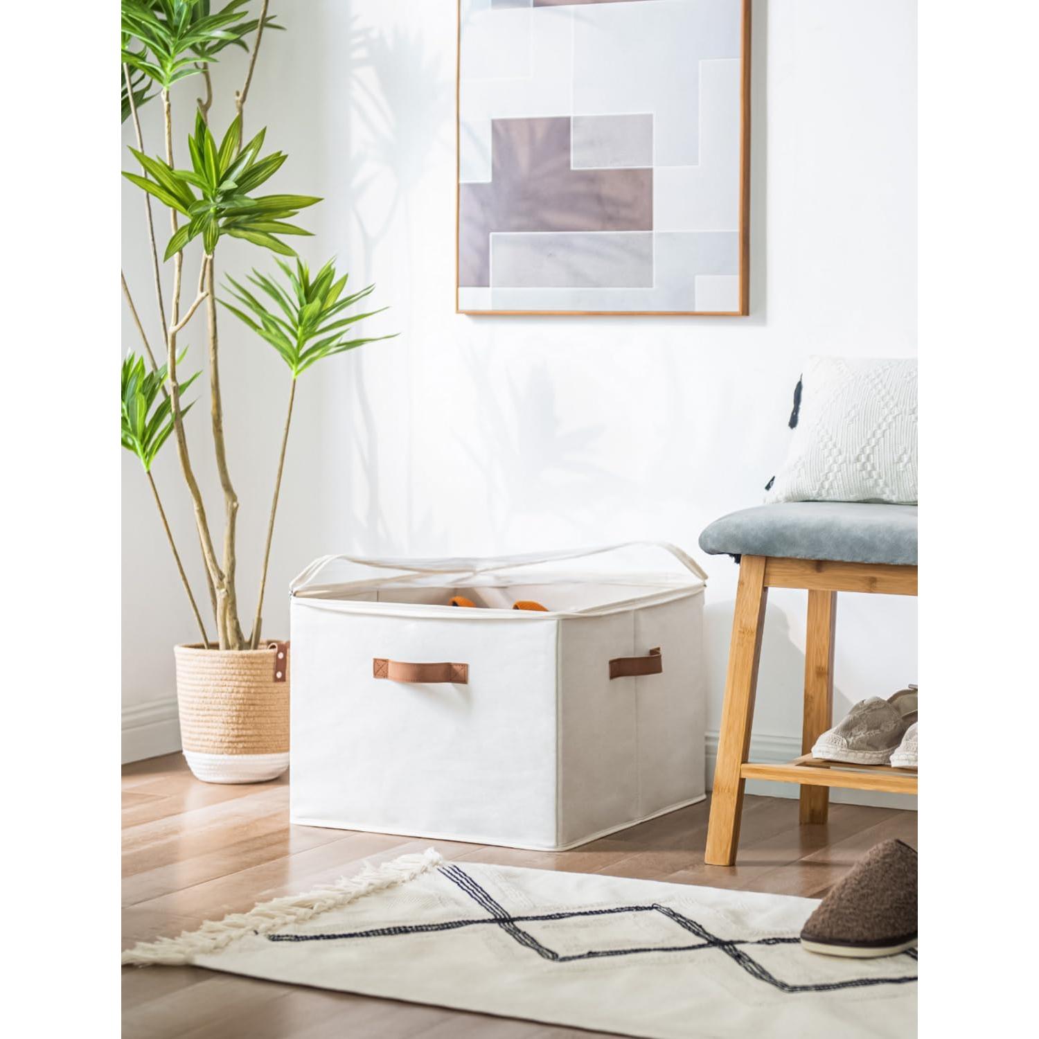 Organizador de Zapatos StorageWorks Beige, Capacidad 16 Pares