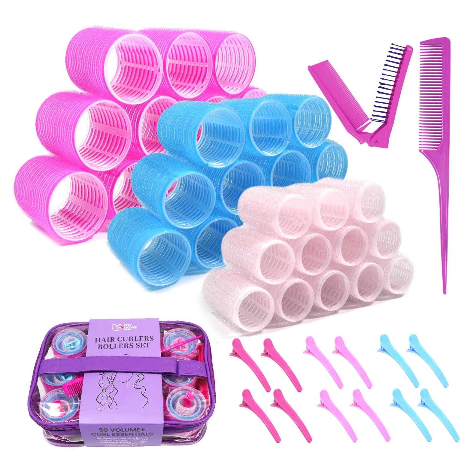 Juego de Rulos de Velcro 50PCS - Mis Cosas Novedosas