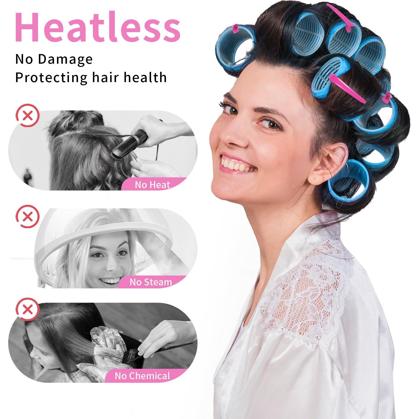 Juego de Rulos de Velcro 50PCS - Mis Cosas Novedosas