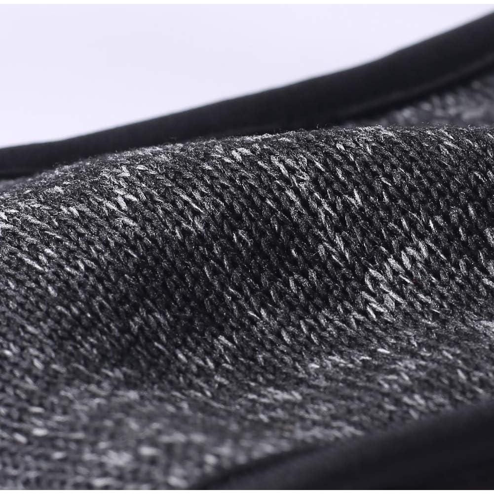 Diadema de forro polar MIFULGOO para mujer con coleta