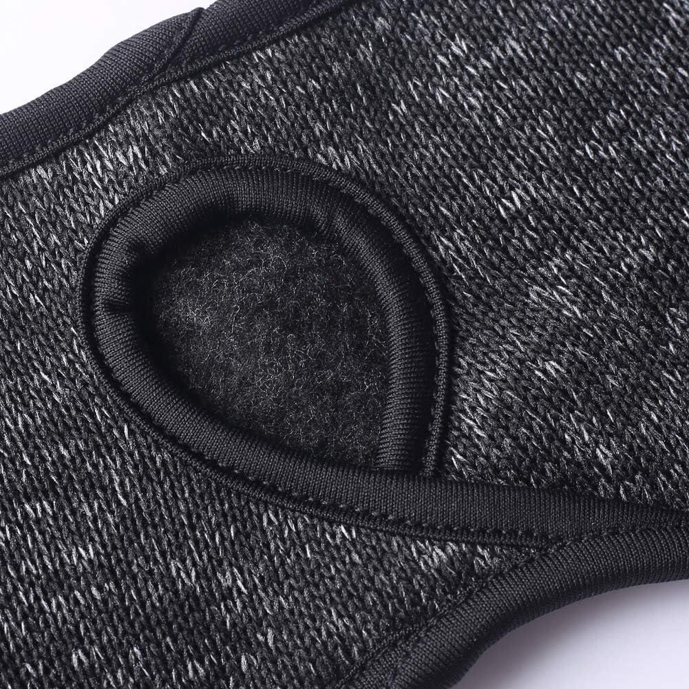 Diadema de forro polar MIFULGOO para mujer con coleta