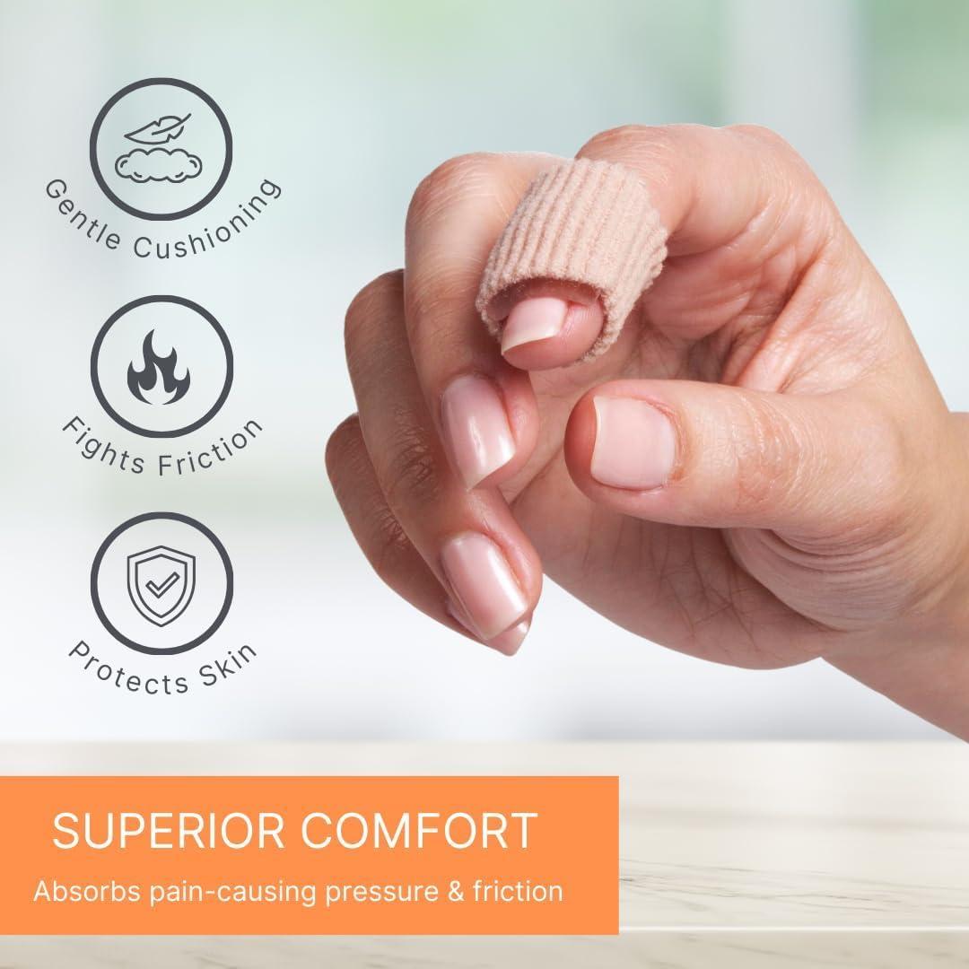 Protectores de Dedos de Gel NatraCure - Alivio Callos y Ampollas - 12 Unidades