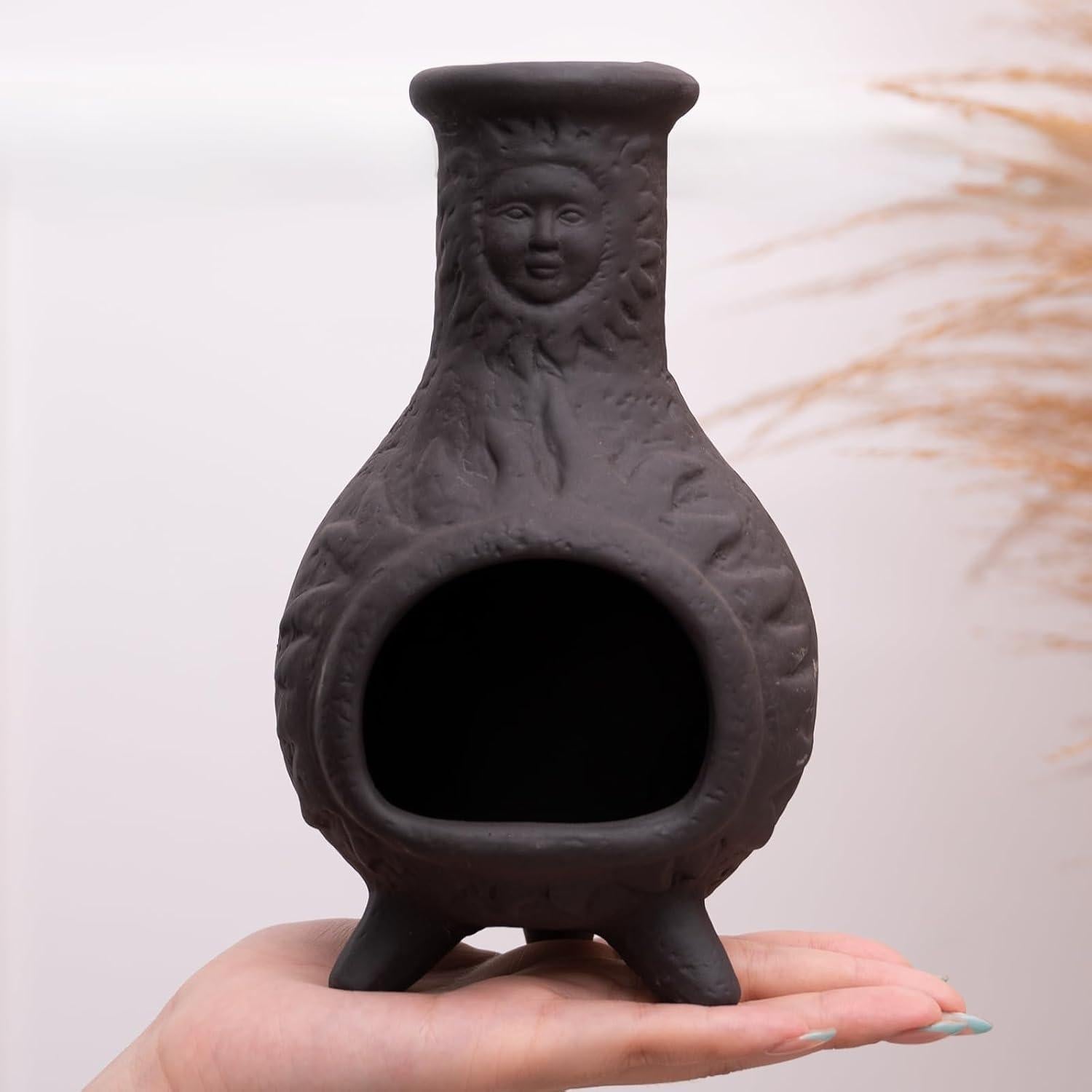 Soporte de Palo Santo MOUGIGI con Cara de Sol - Terracota