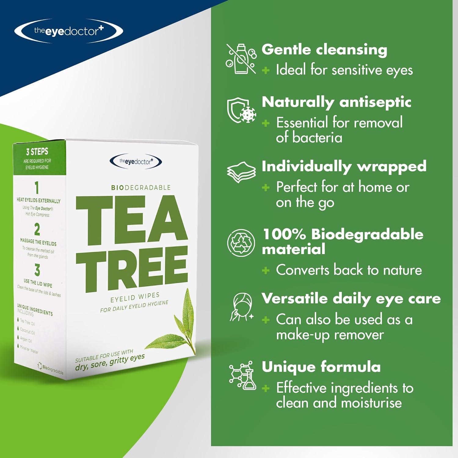 Toallitas para Párpados The Eye Doctor x20 - Limpiador Ocular