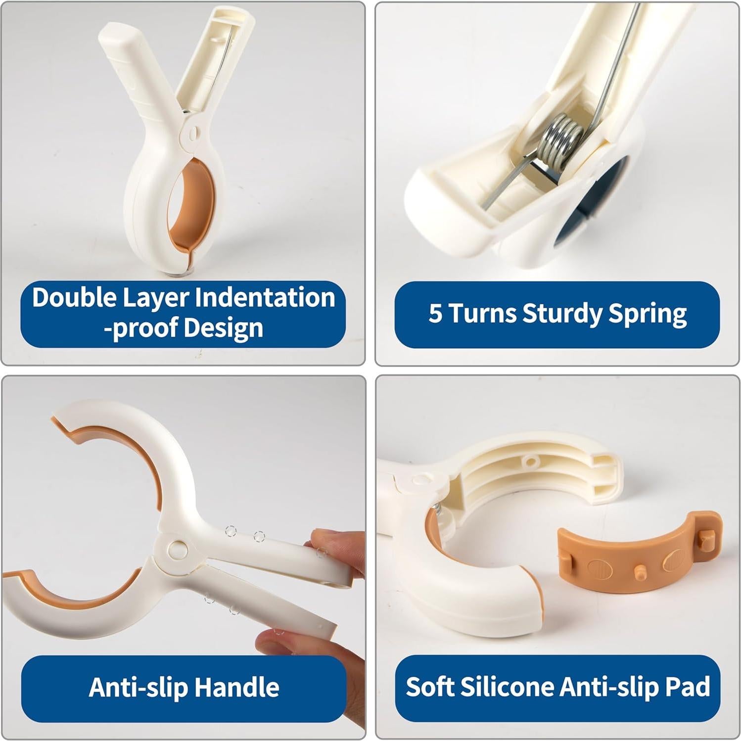 Pinzas para Toallas de Playa Vitaxpach 8 Piezas 12.95 cm