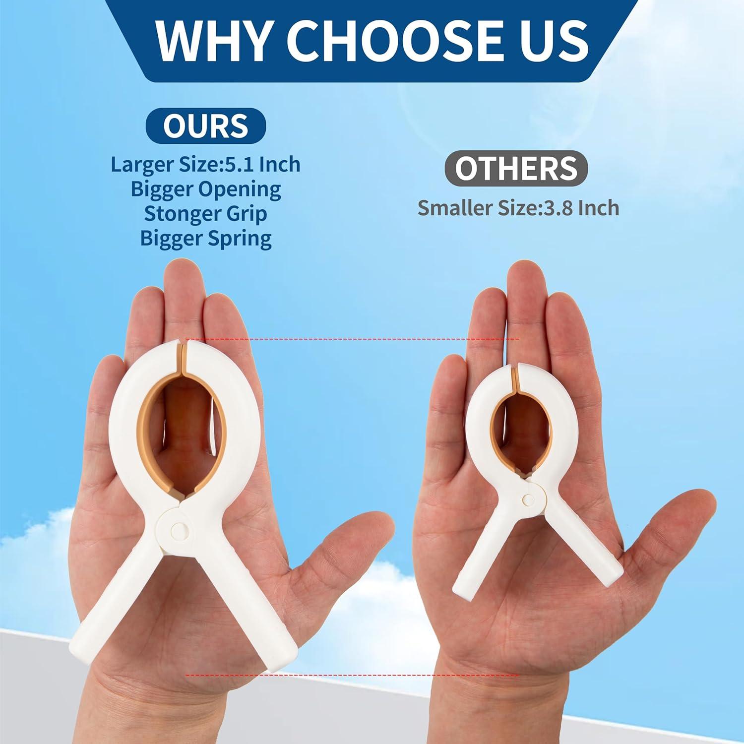 Pinzas para Toallas de Playa Vitaxpach 8 Piezas 12.95 cm