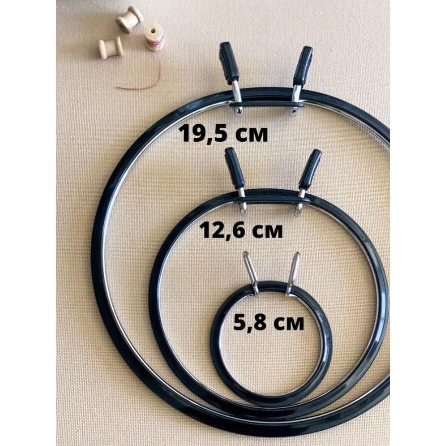 Aros de Bordado de Tensión de Resorte NURGE - 3 Tamaños