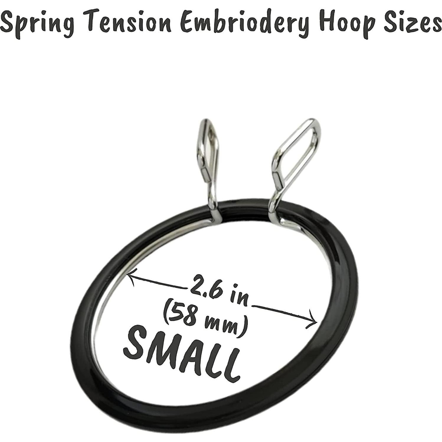 Aros de Bordado de Tensión de Resorte NURGE - 3 Tamaños