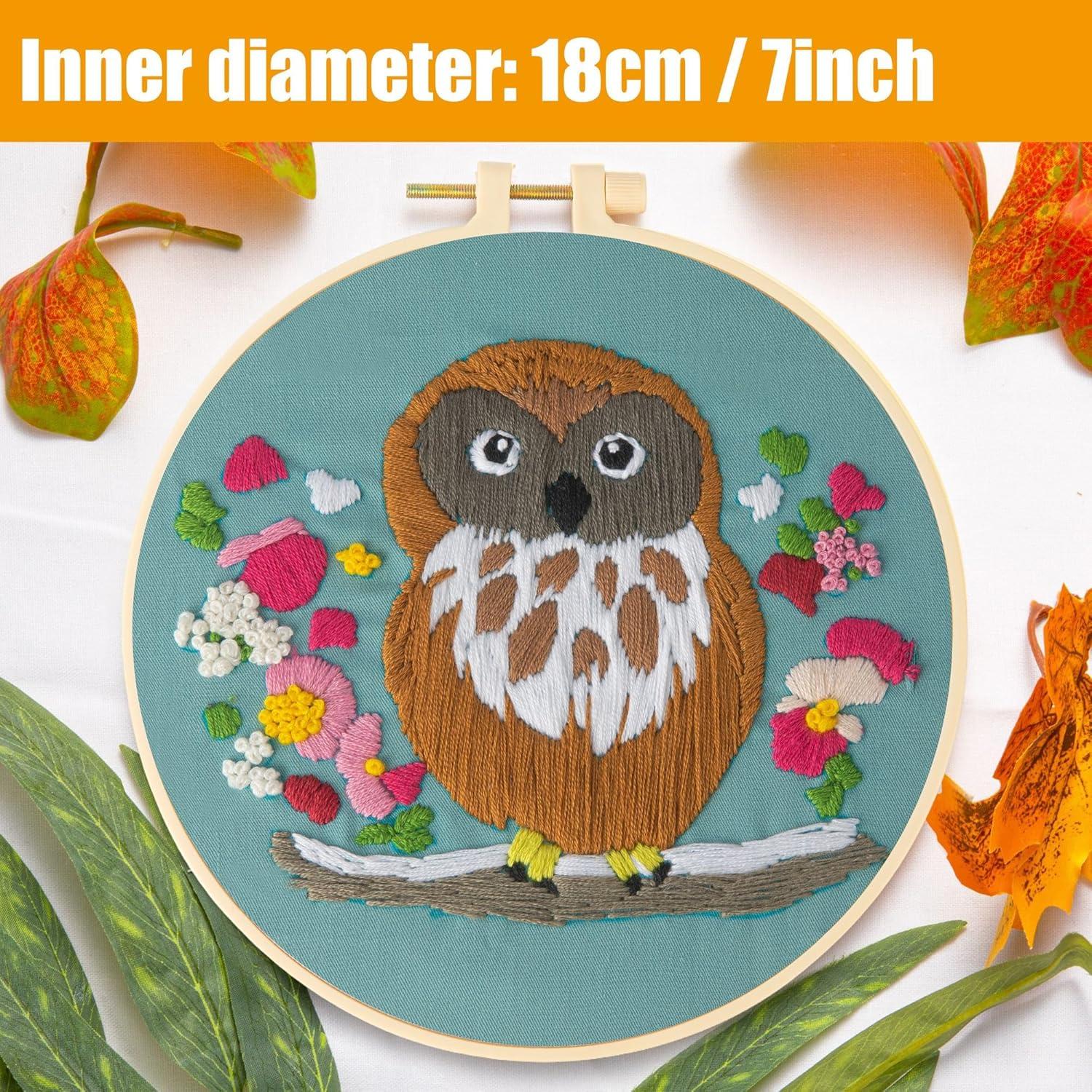 Kit de Bordado Culberta Mini para Adultos y Niños - 17.78 cm