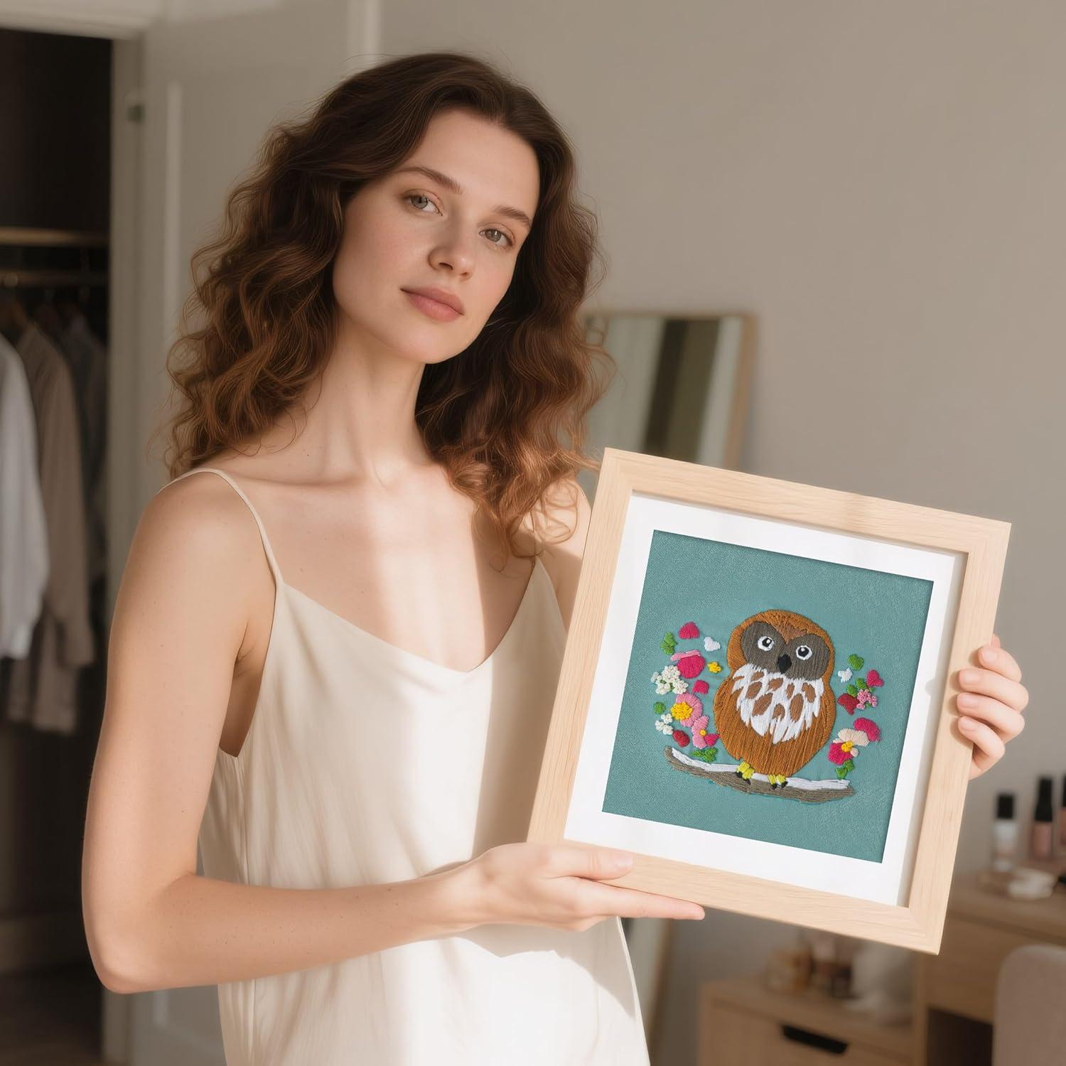 Kit de Bordado Culberta Mini para Adultos y Niños - 17.78 cm