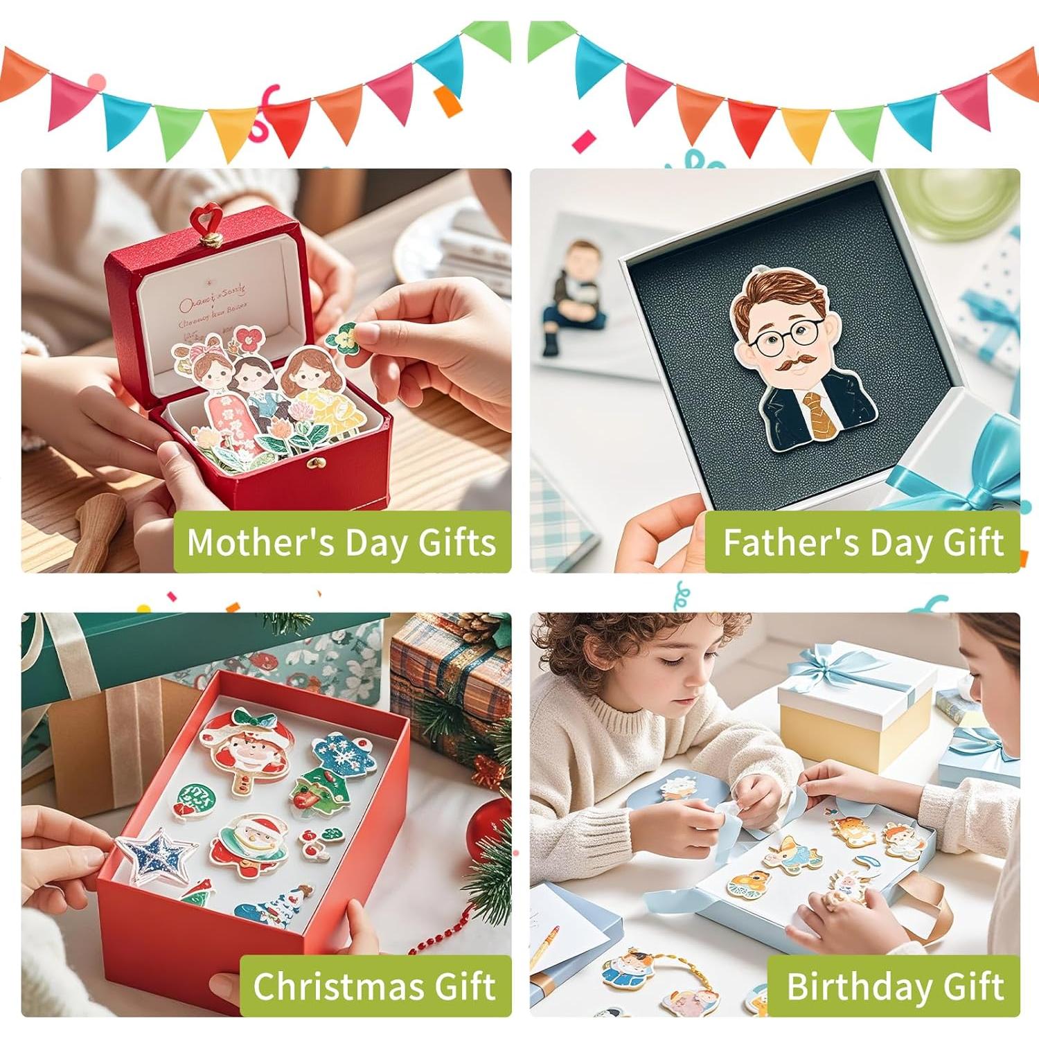 10 Hojas de Plástico Encogible Imprimibles Yncotte 21.6x27.9cm