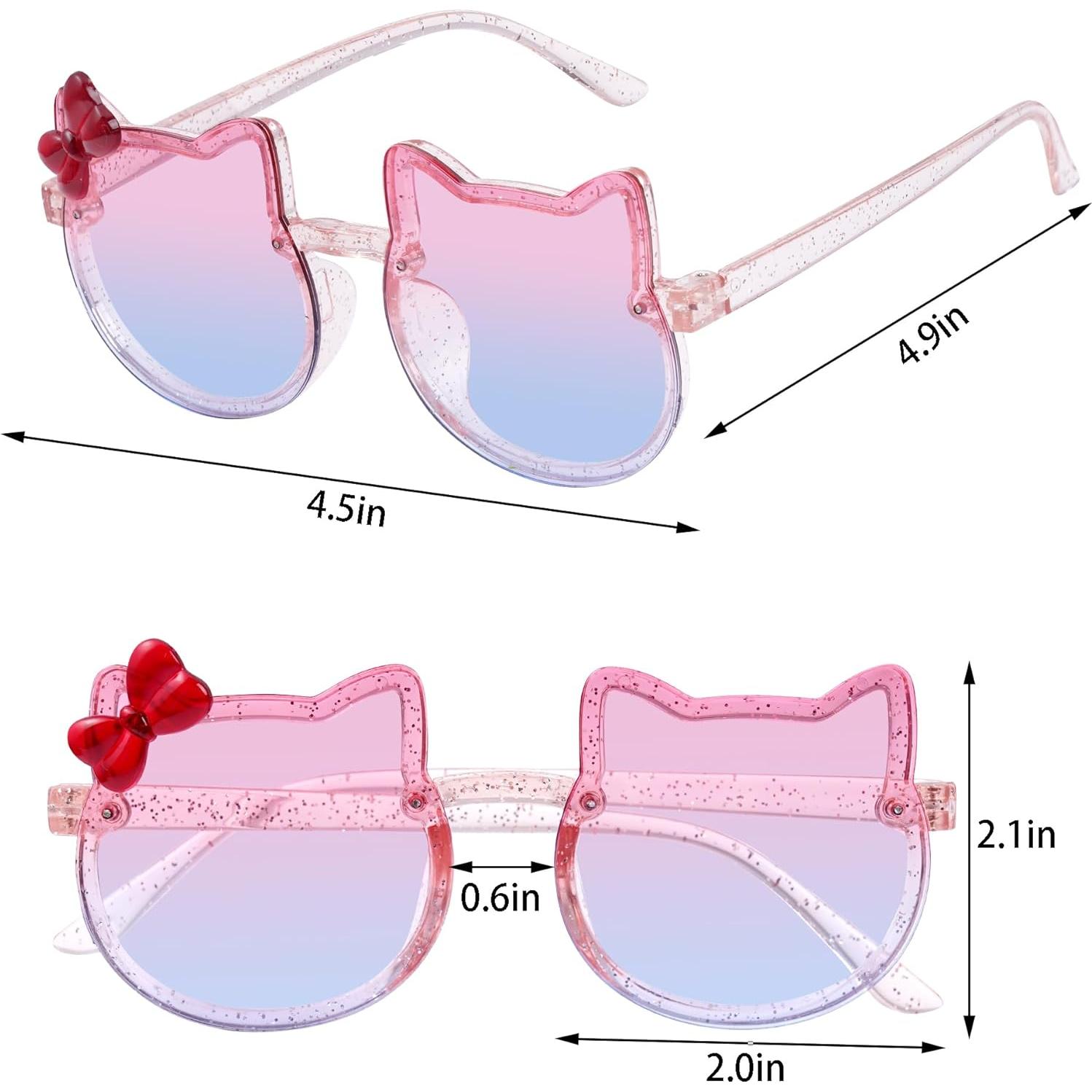 Gafas de sol para niñas - 3 piezas con protección UV
