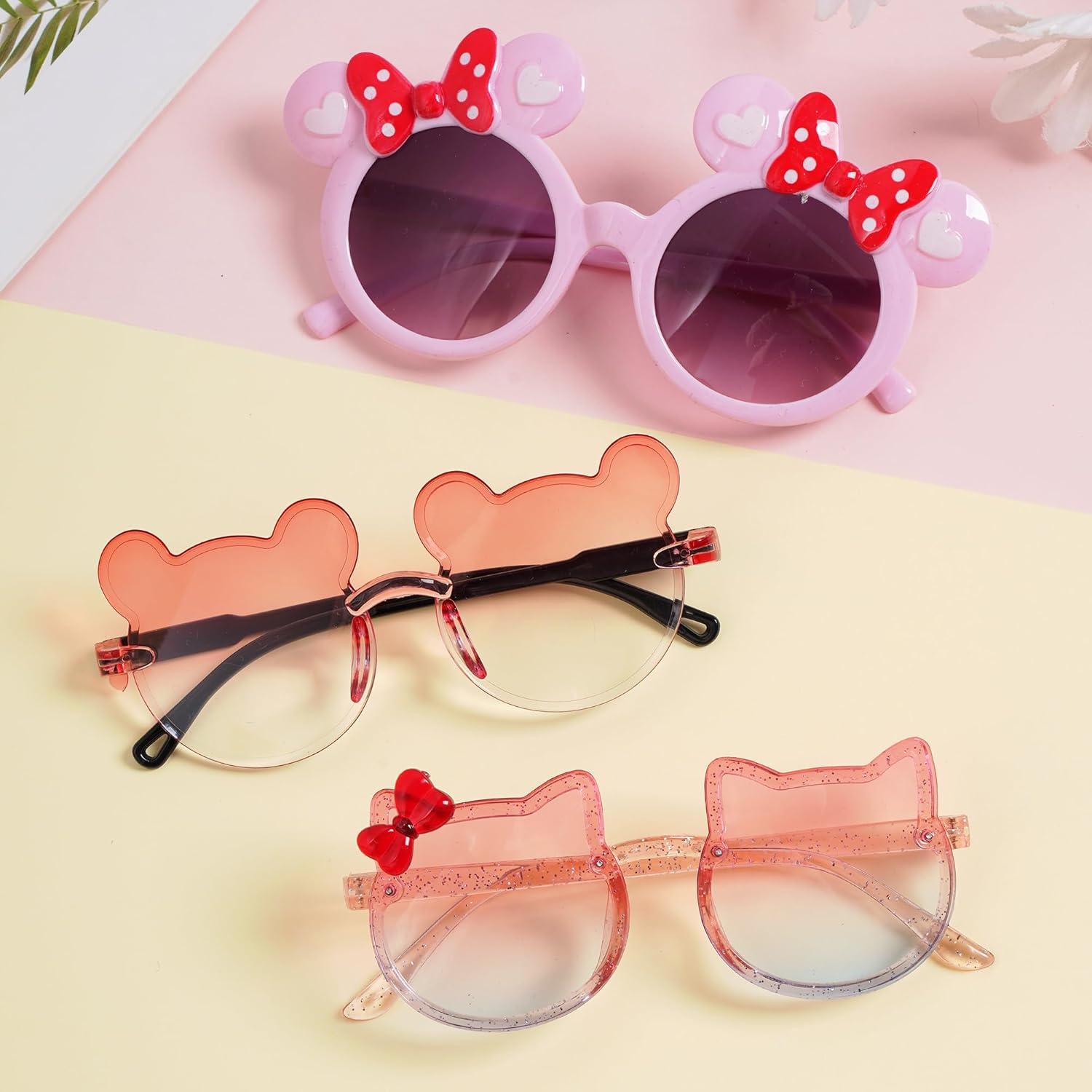 Gafas de sol para niñas - 3 piezas con protección UV