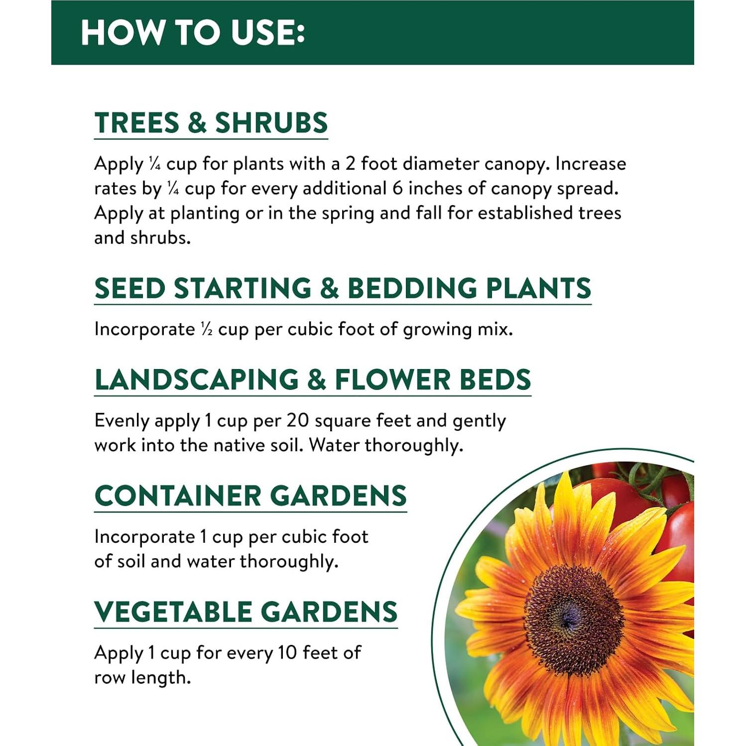 Fertilizante Orgánico Granular Burpee 1.81 kg para Jardín