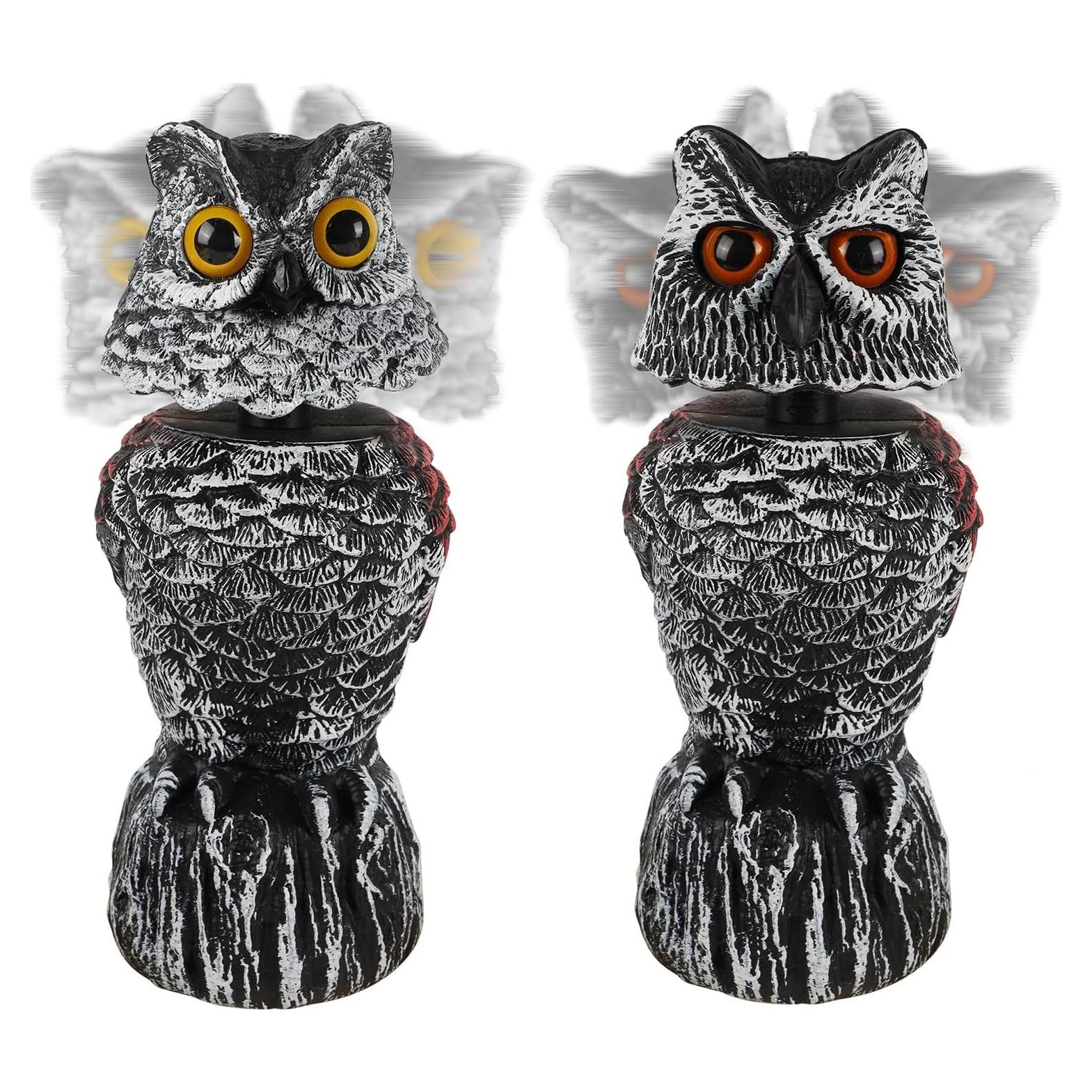 Hausse 2 Búhos Ahuyentadores de Aves 28.4 cm Plástico
