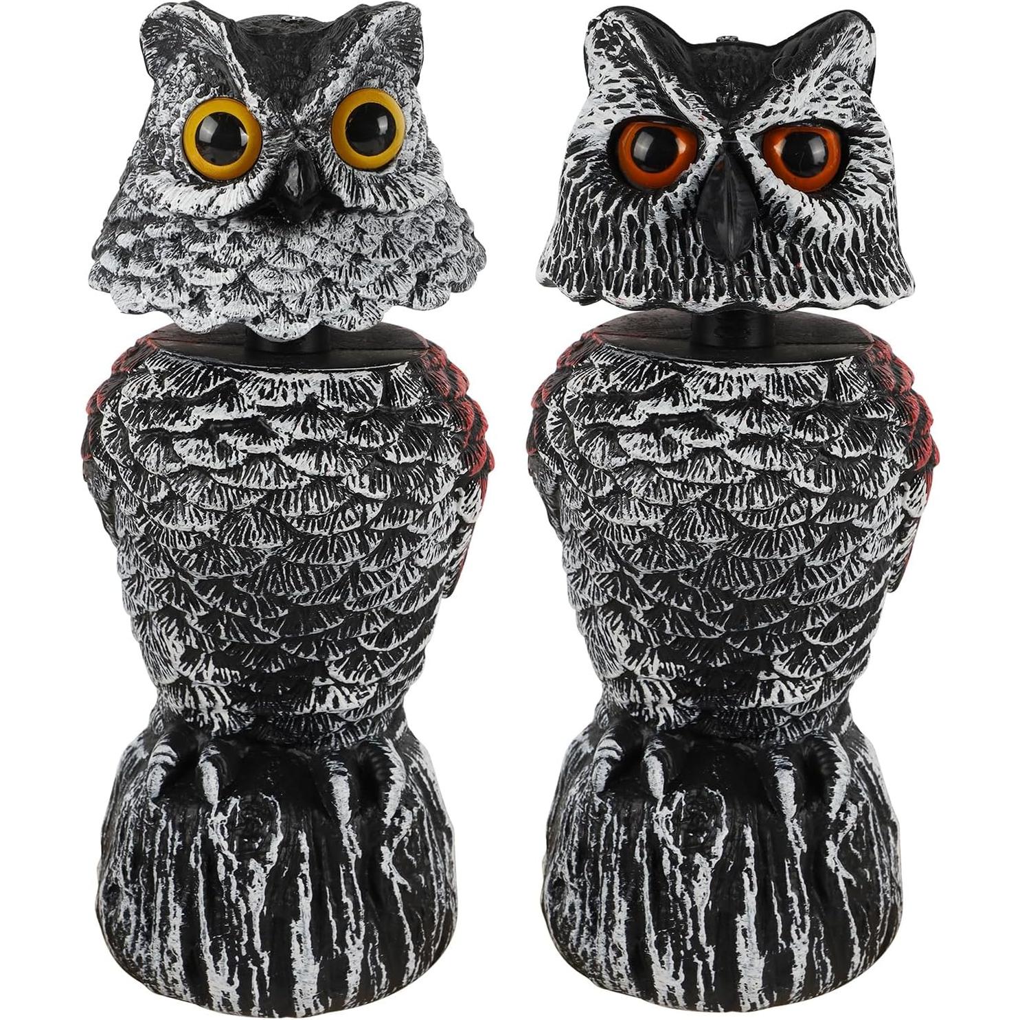 Hausse 2 Búhos Ahuyentadores de Aves 28.4 cm Plástico