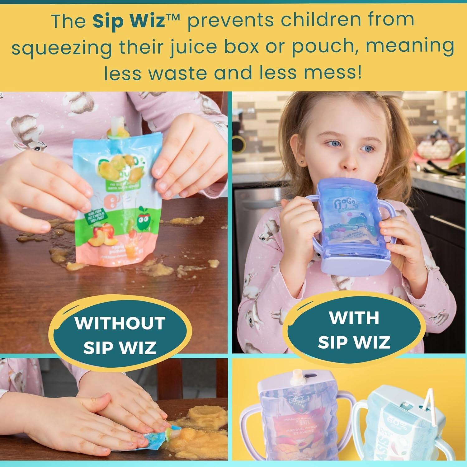 Soporte para Bolsas de Comida para Bebés Dinneractive Sip Wiz - 2 Unidades
