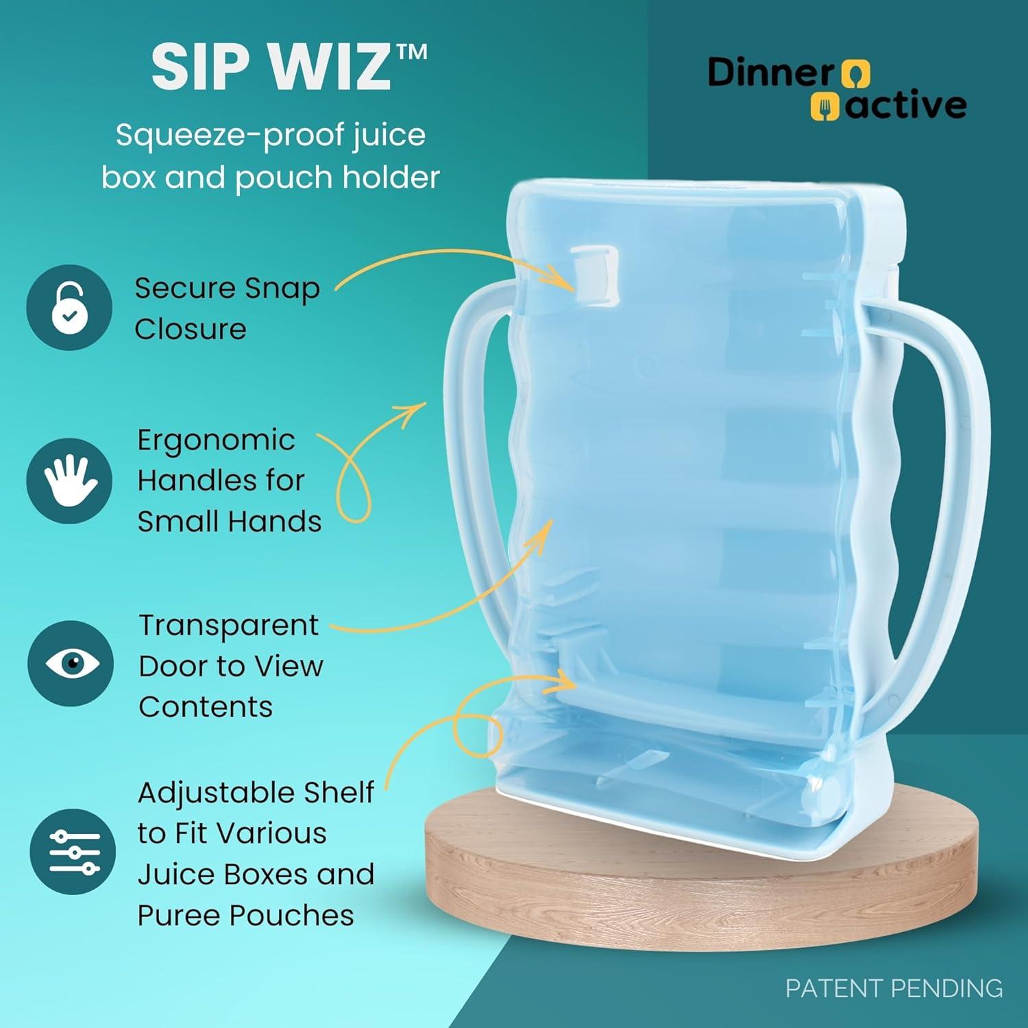 Soporte para Bolsas de Comida para Bebés Dinneractive Sip Wiz - 2 Unidades