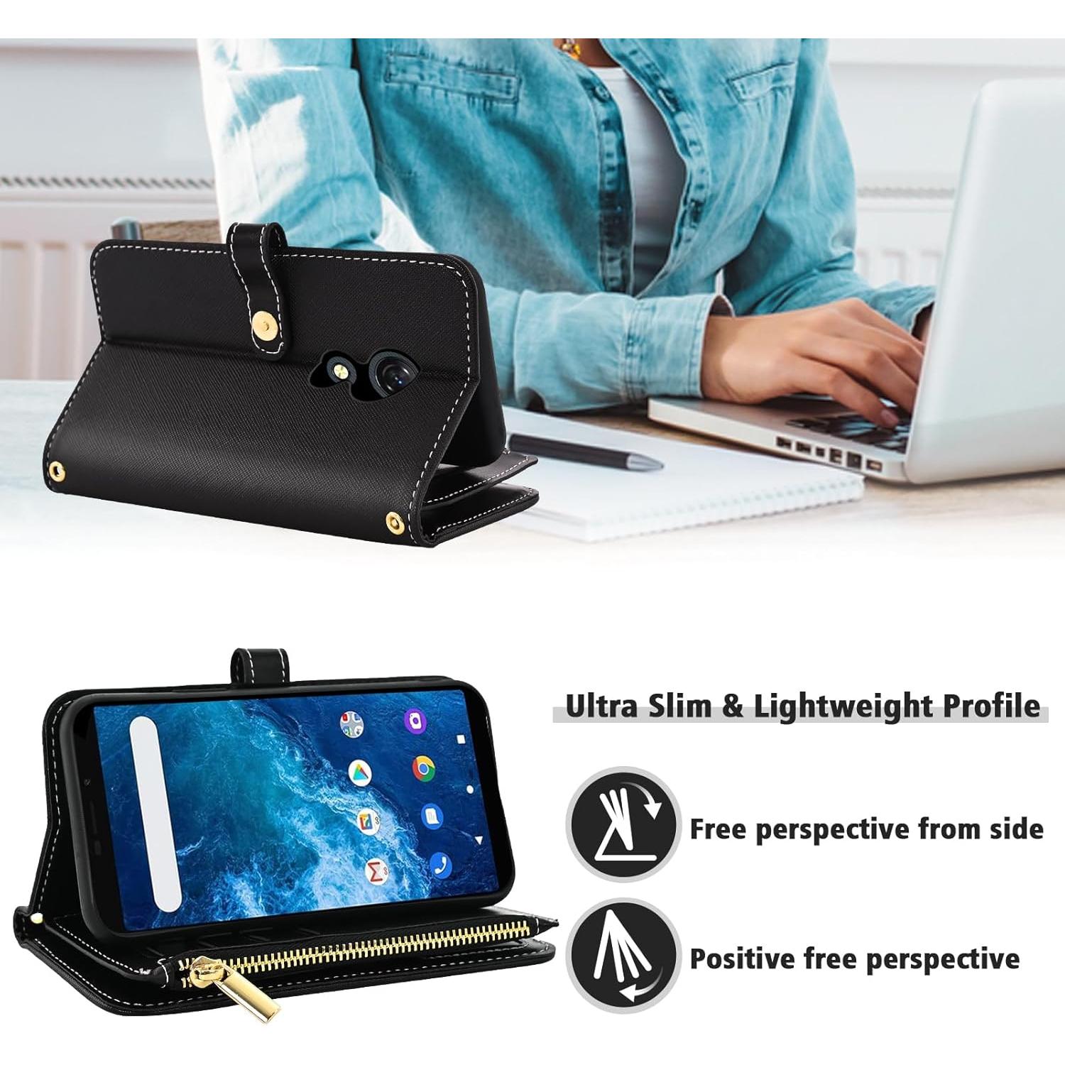 Funda Billetera Multifuncional Furiet para Cricket Icon 2/AT&T