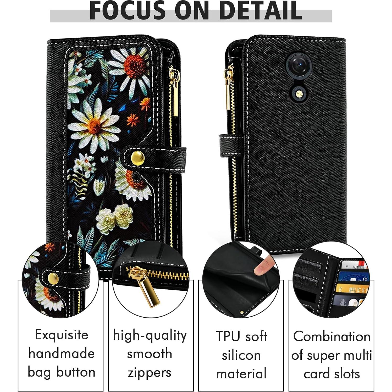 Funda Billetera Multifuncional Furiet para Cricket Icon 2/AT&T