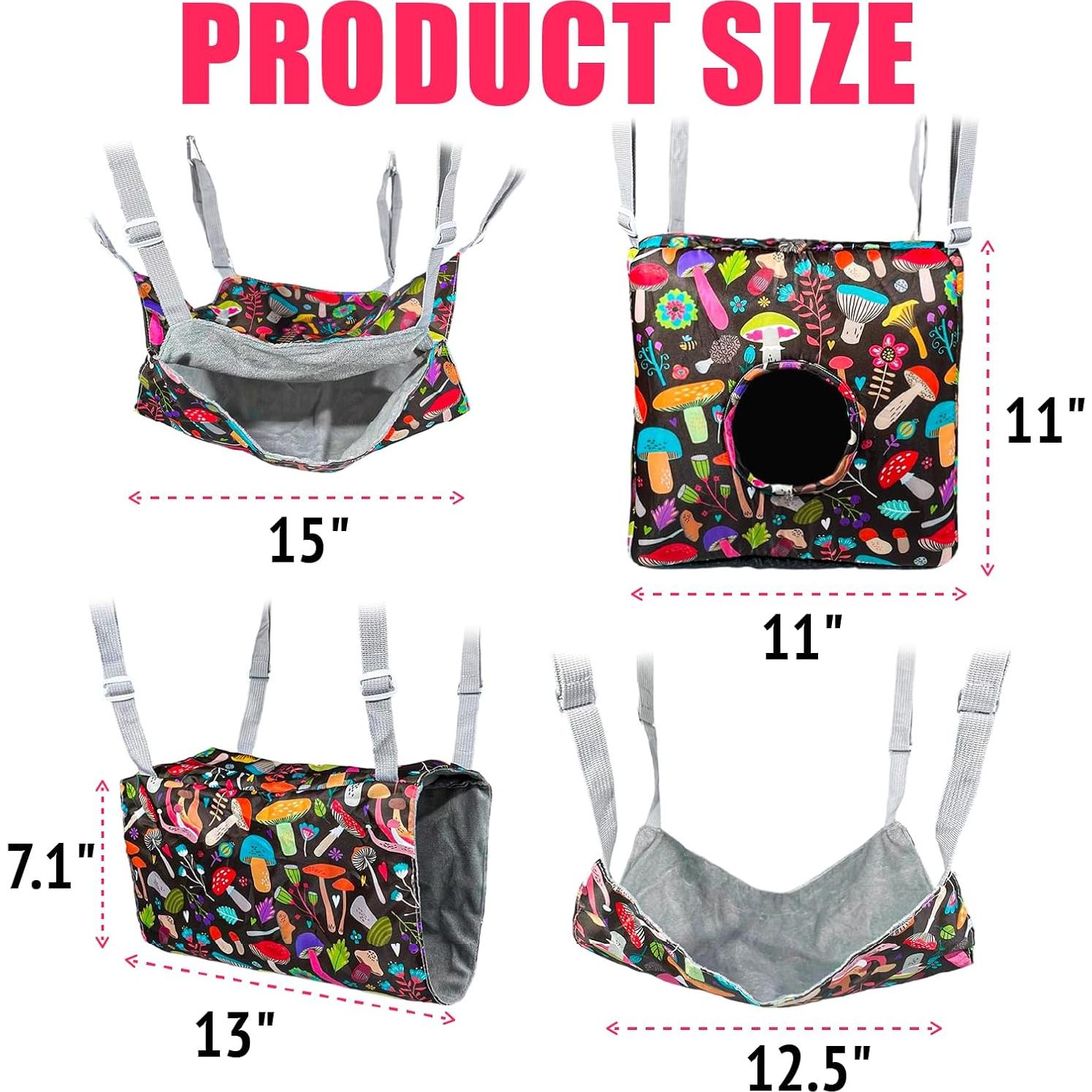 Hamaca Colgante para Cobayas y Hurones - BAYFUN - 4 Unidades