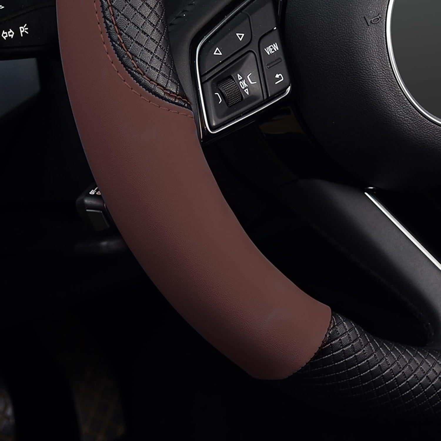 Funda de Volante LABBYWAY de Cuero Microfibra 37-39 cm Antideslizante