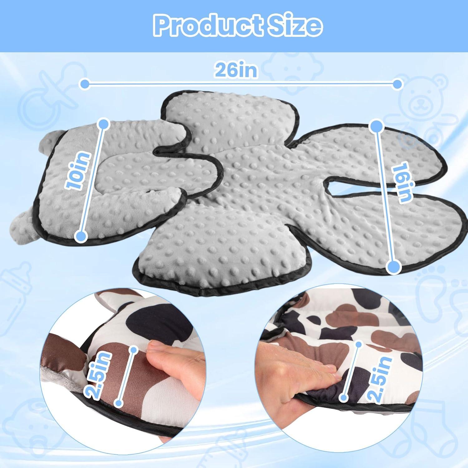 Soporte para cabeza y cuerpo de coche para bebés Honeau Gris