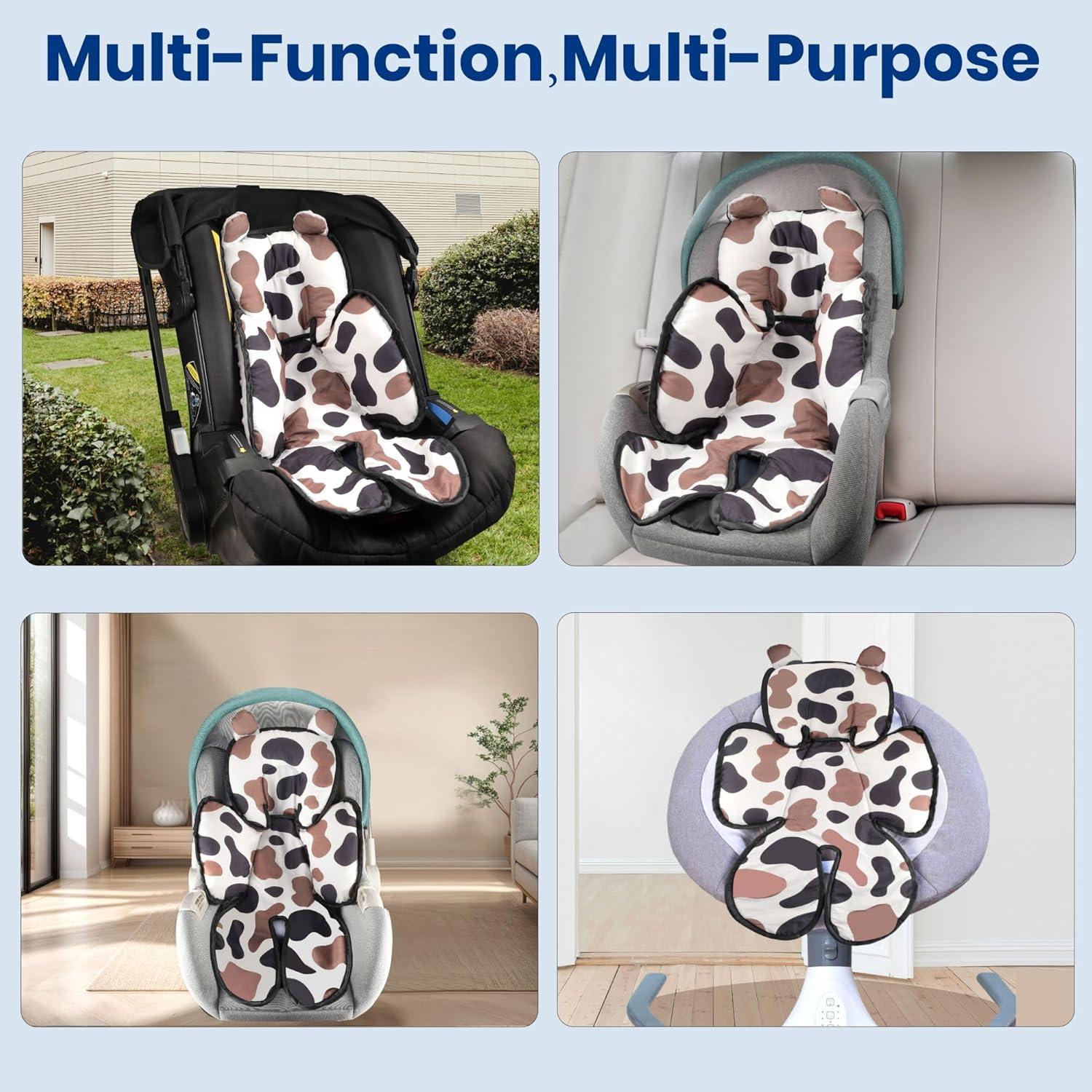 Soporte para cabeza y cuerpo de coche para bebés Honeau Gris