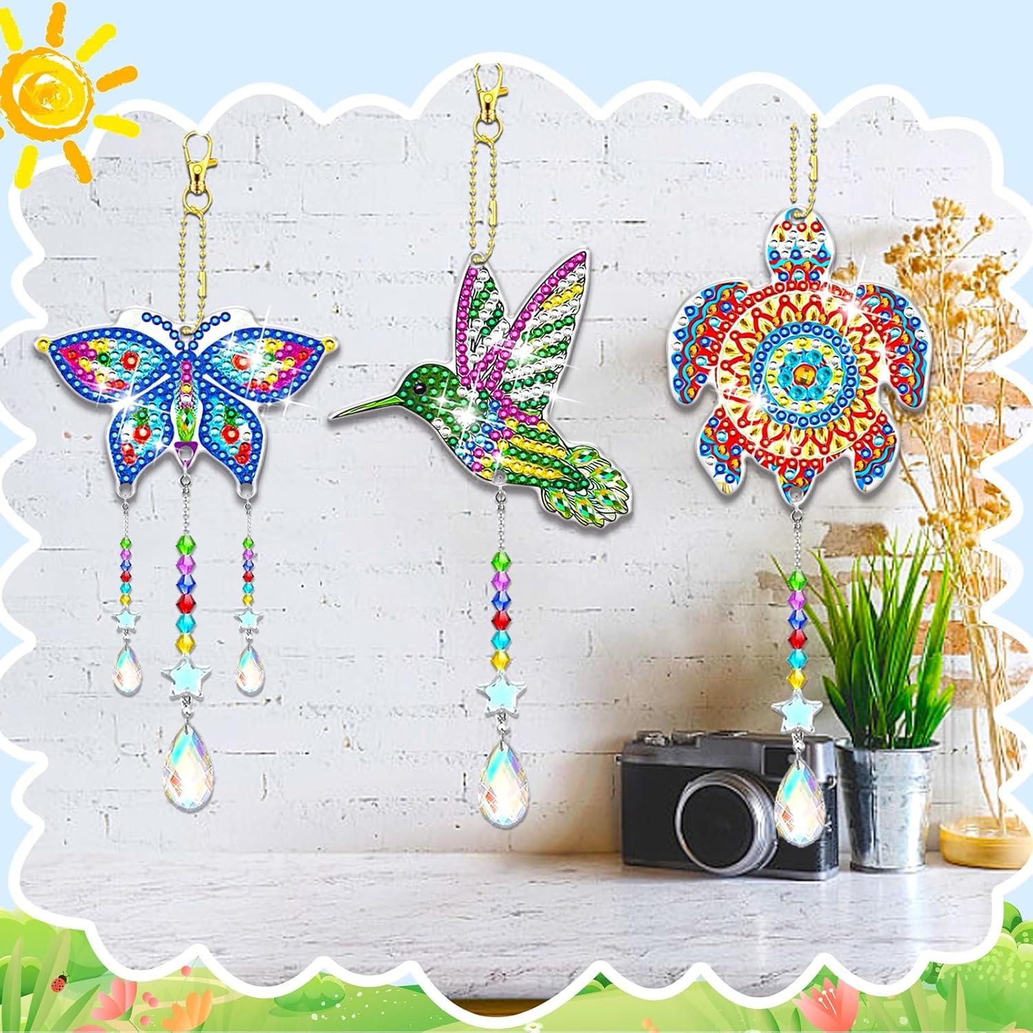 Kit 6 Pcs Atrapasueños Pintura de Diamante JeCuiK 5D