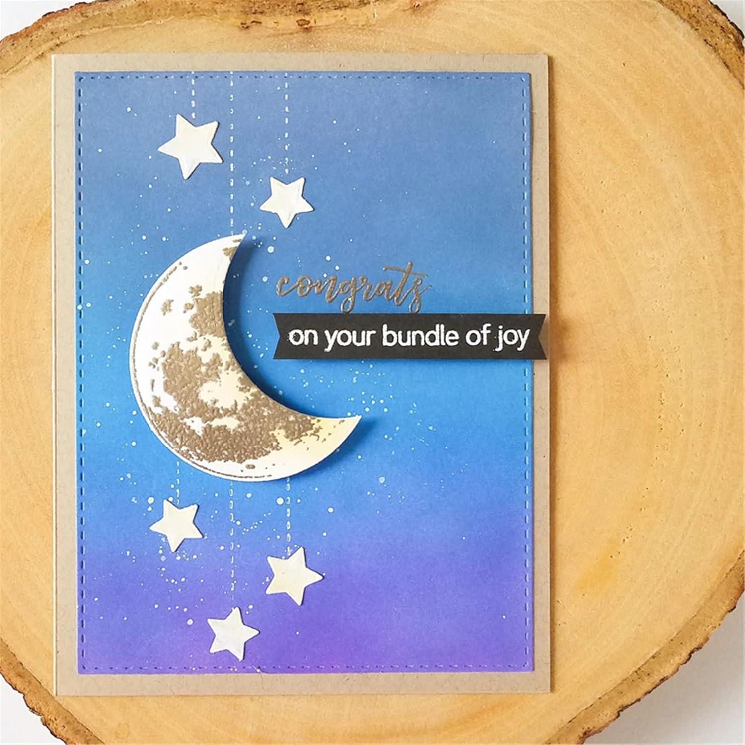 Troqueles de Corte de Metal XMEI 7 Estrellas 7.8x4cm para Scrapbooking